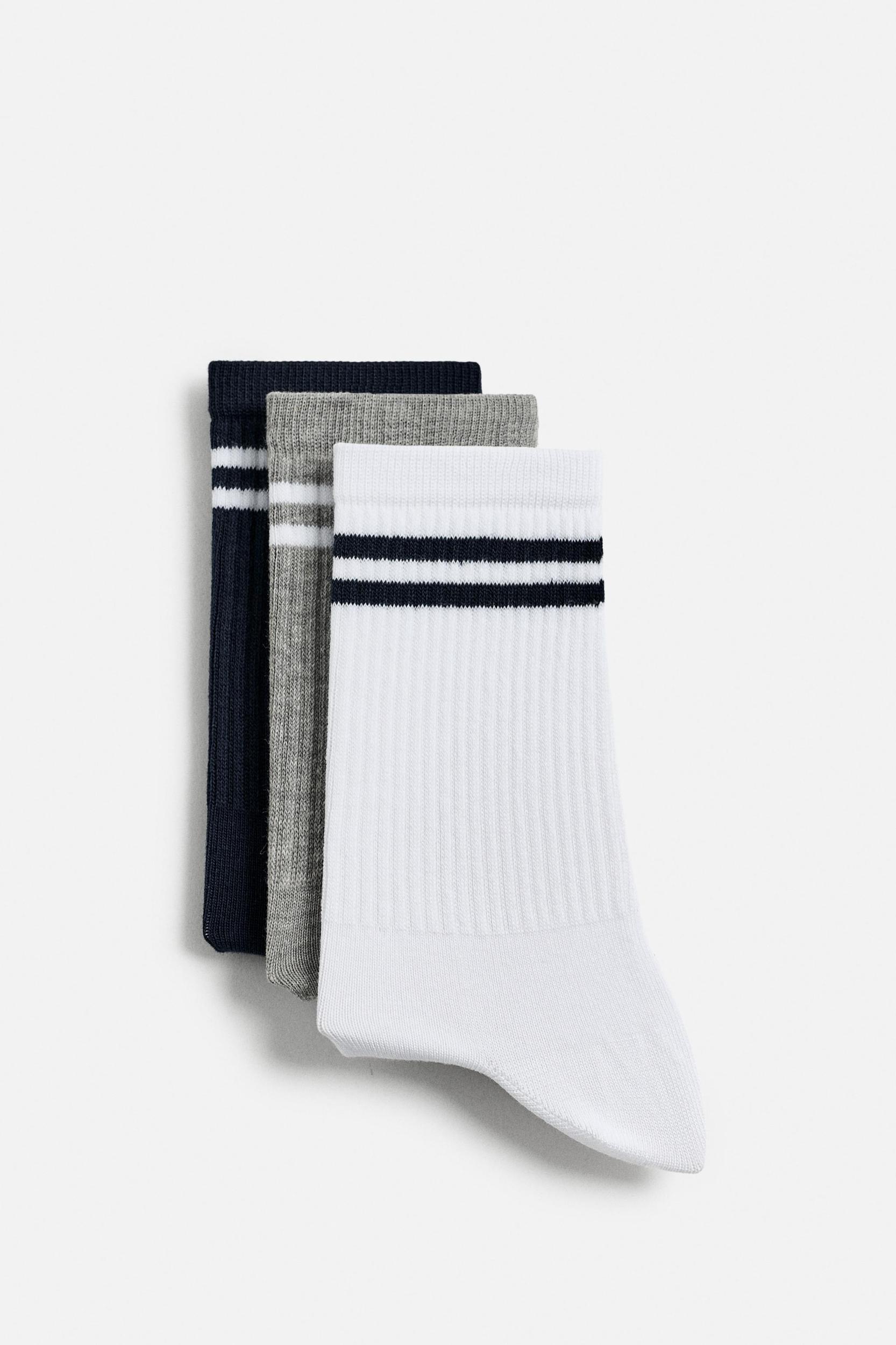 3-PACK STRIPED SOCKS Product Image