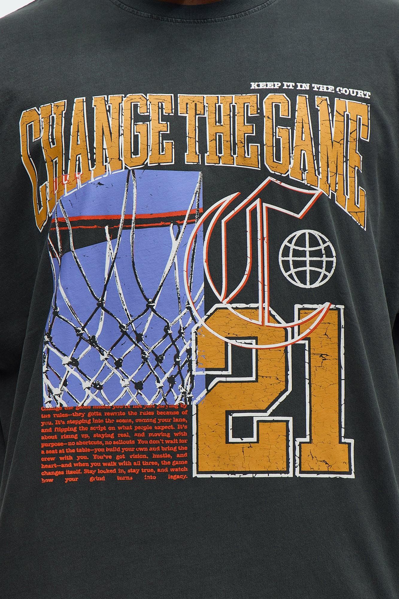 Change The Game Short Sleeve Tee - Black Wash Product Image