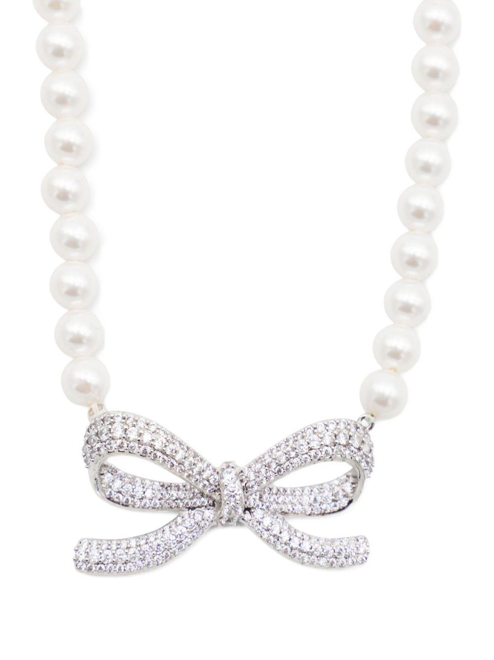 Bow Pearl necklace Product Image
