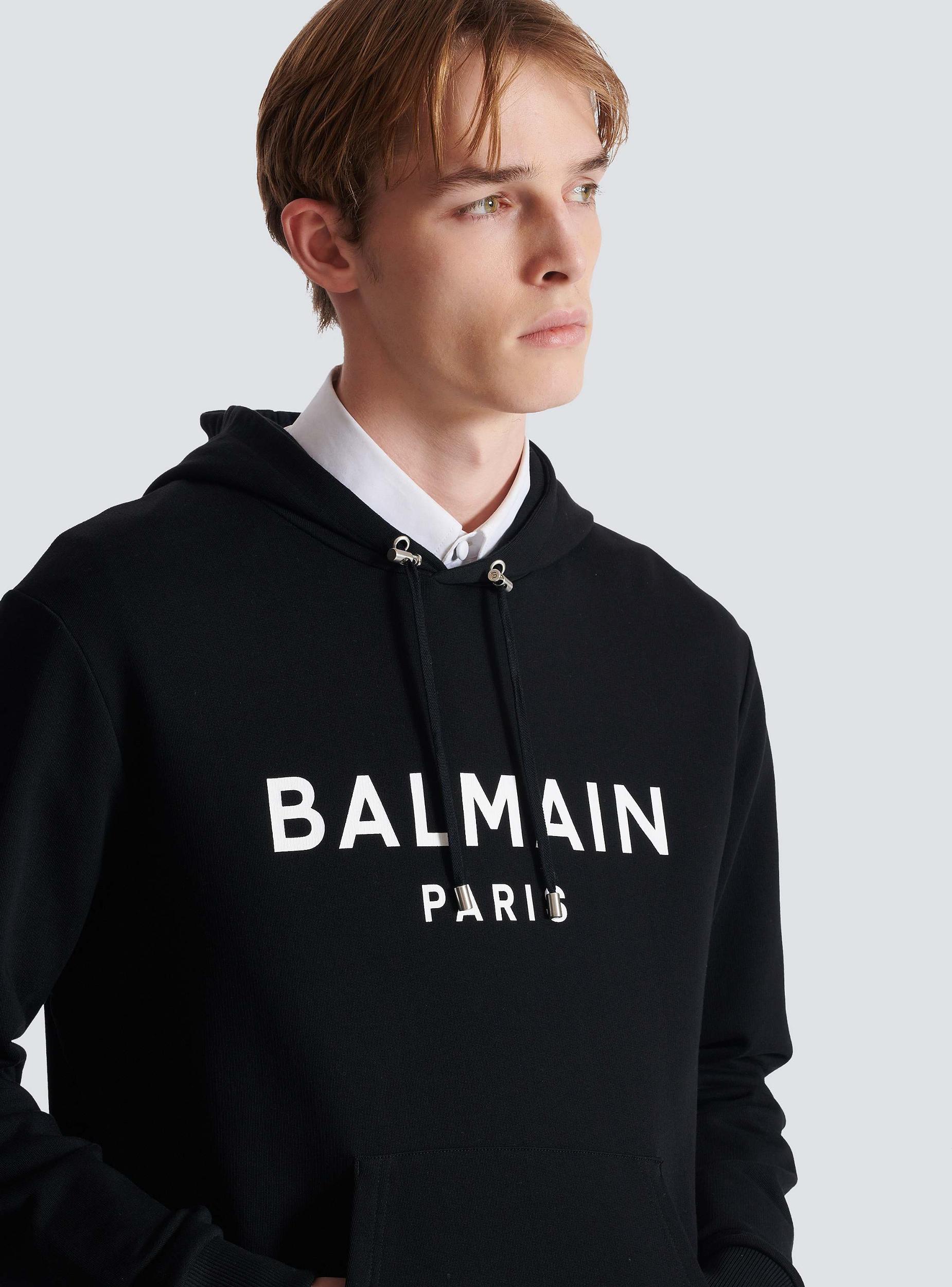 Printed Balmain Paris hoodie Product Image