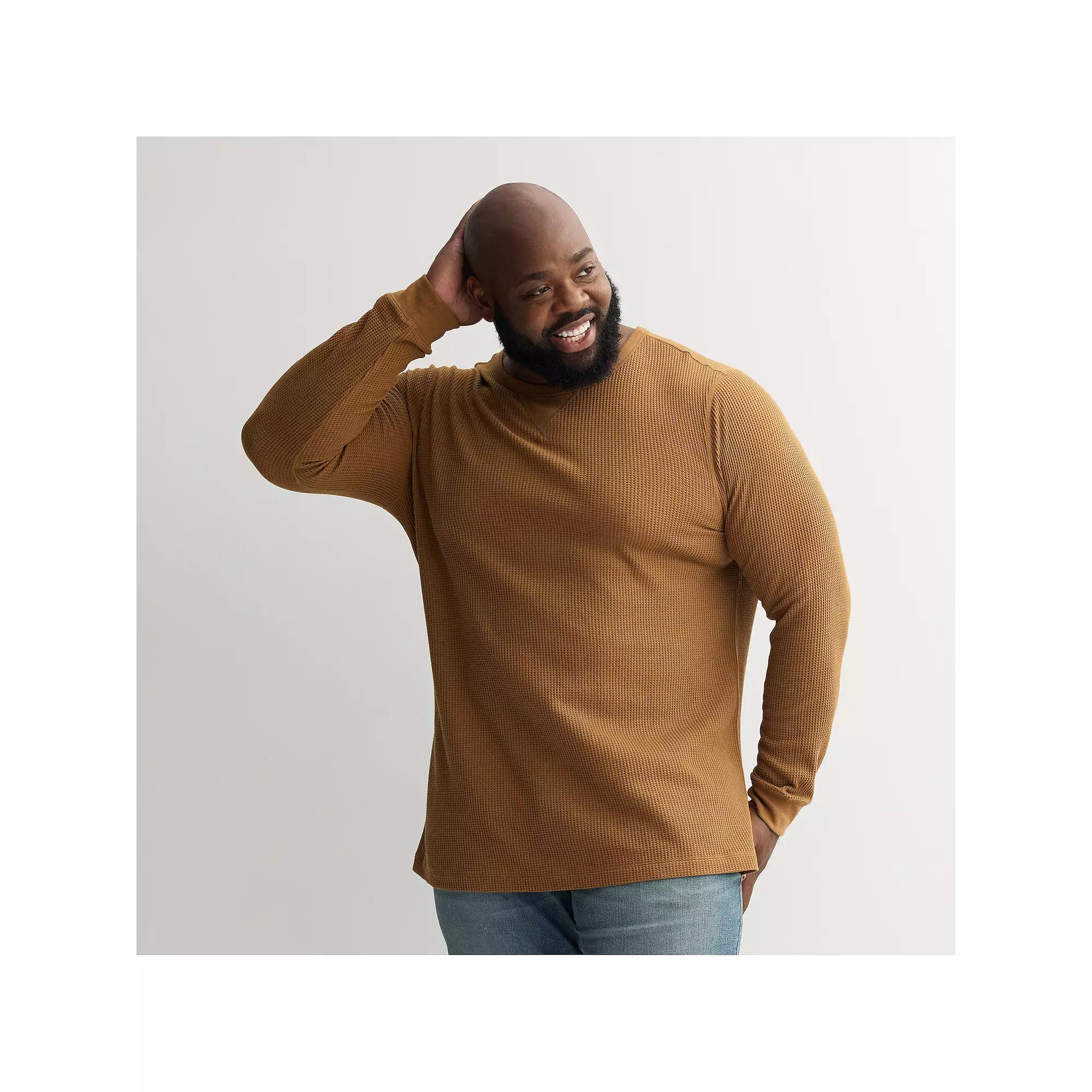 Big & Tall Sonoma Goods For Life® The Essential Waffle Thermal Tee, Men's,  Product Image