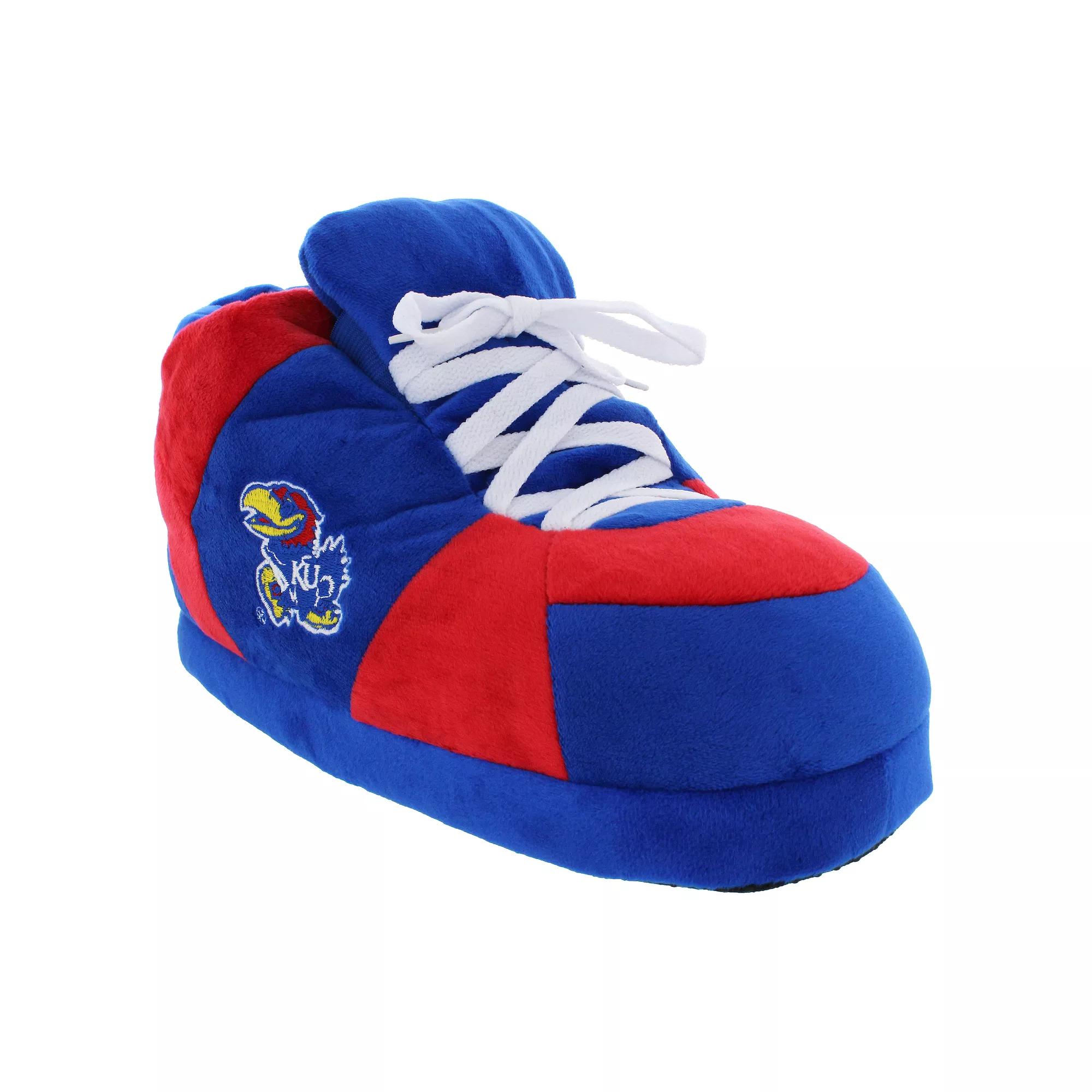 NCAA Kansas Jayhawks Original Comfy Feet Sneaker Slippers - XL Product Image