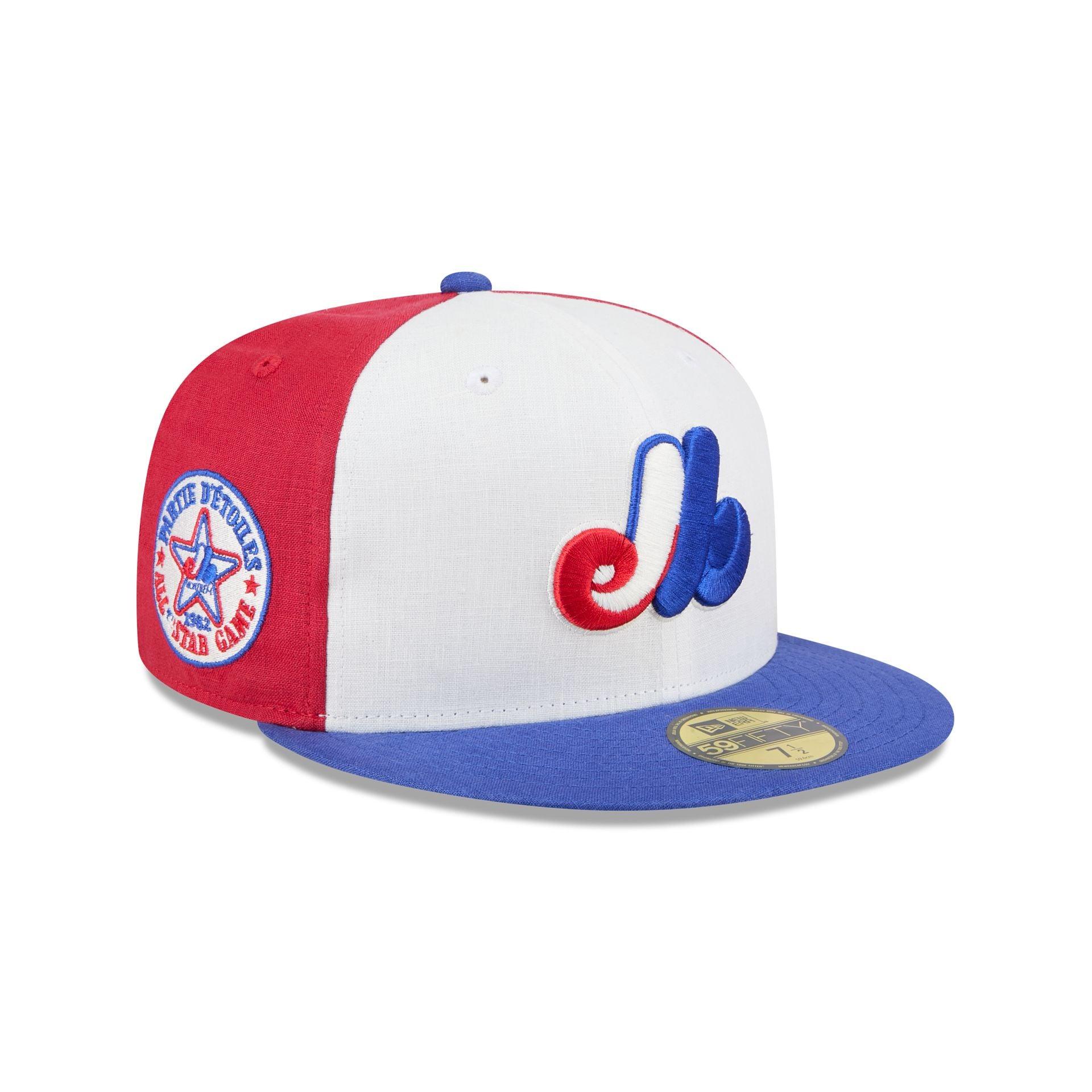 Team Linen Montreal Expos 59FIFTY Fitted Hat Male Product Image