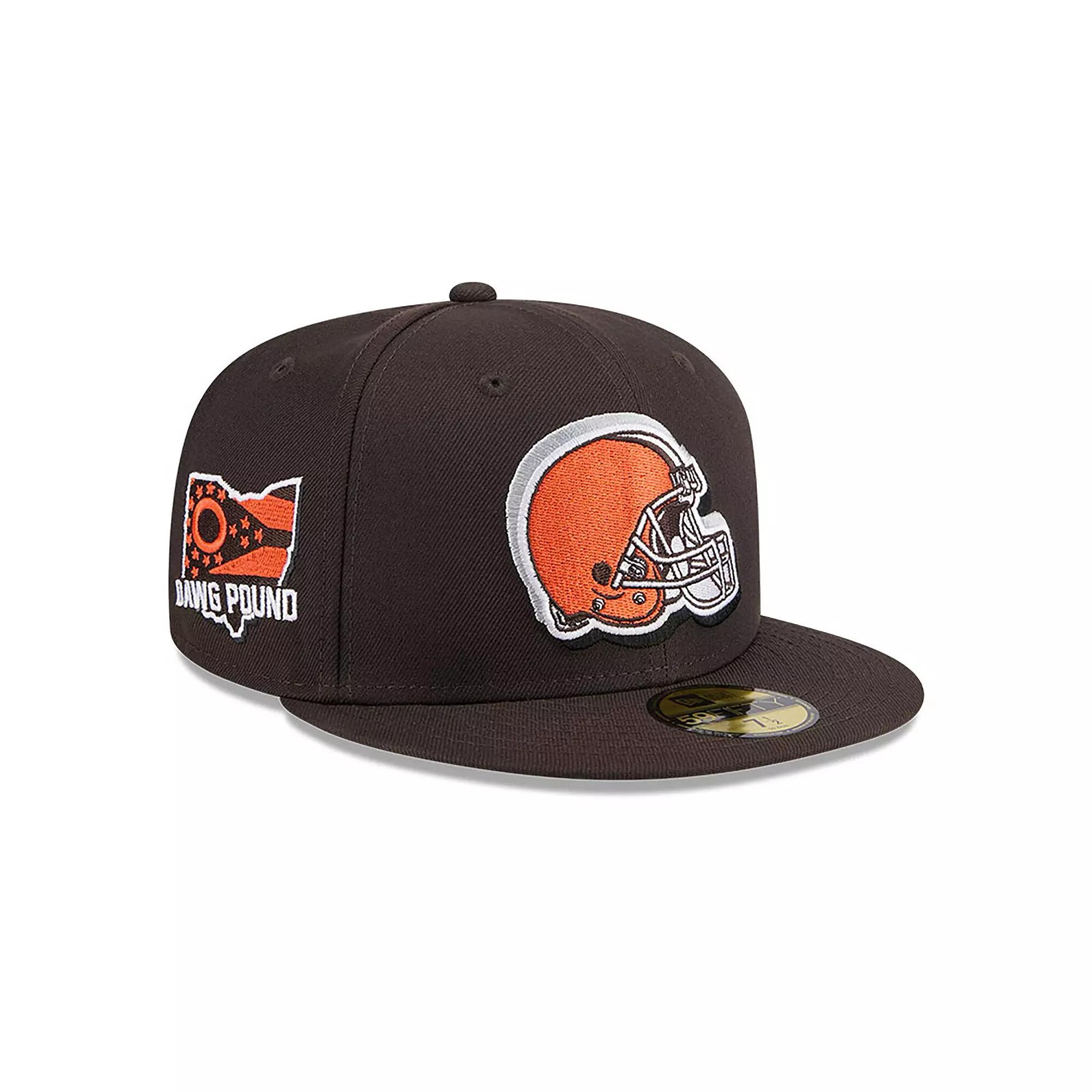 Men's New Era  Brown Cleveland Browns 2024 NFL Draft 59FIFTY Fitted Hat, Size: 7 1/4 Product Image