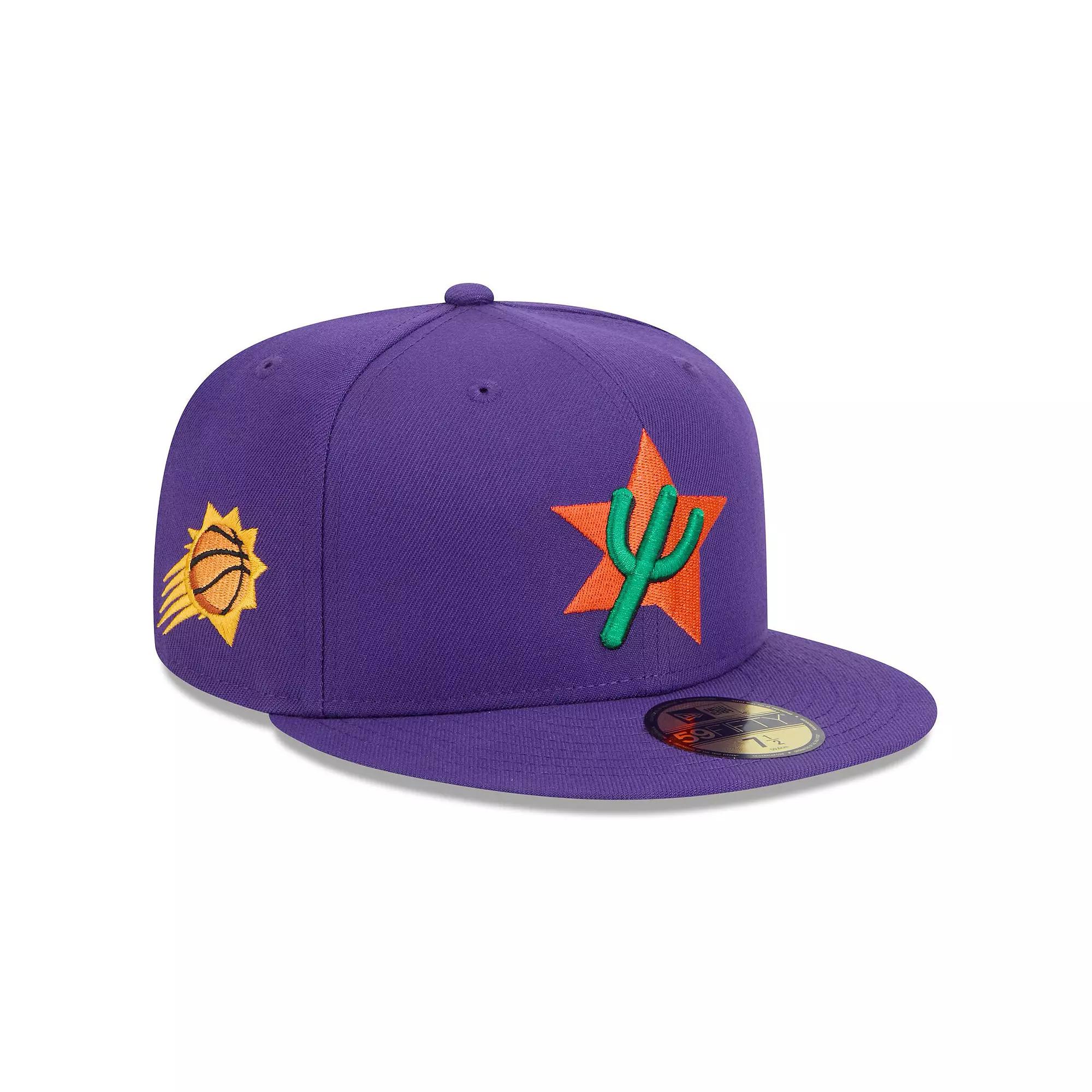 Men's New Era  Purple Phoenix Suns 2024/25 City Edition Alternate 59FIFTY Fitted Hat, Size: 6 7/8, Phx Purple Product Image