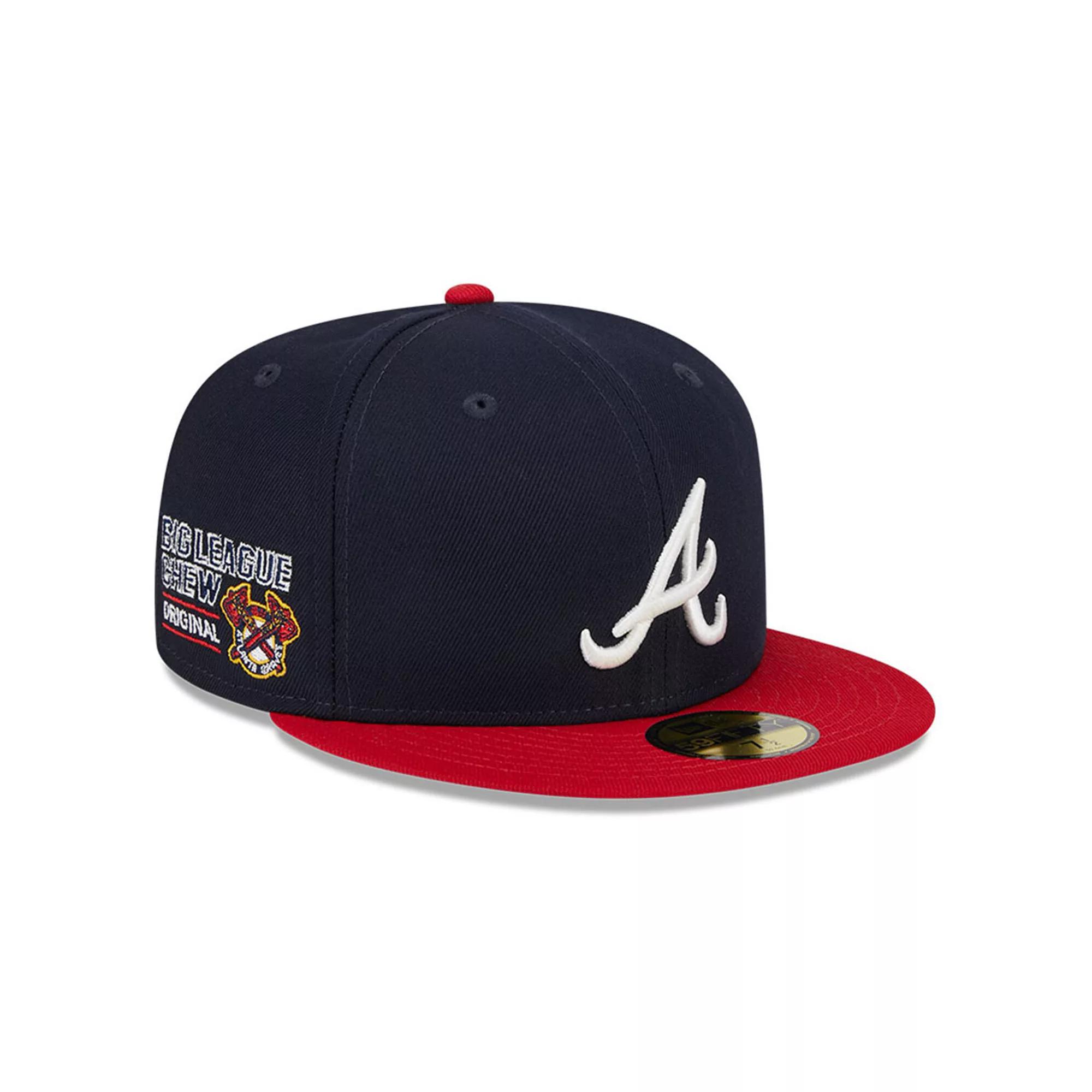 Men's New Era Navy Atlanta Braves Big League Chew Team 59FIFTY Fitted Hat,  Product Image