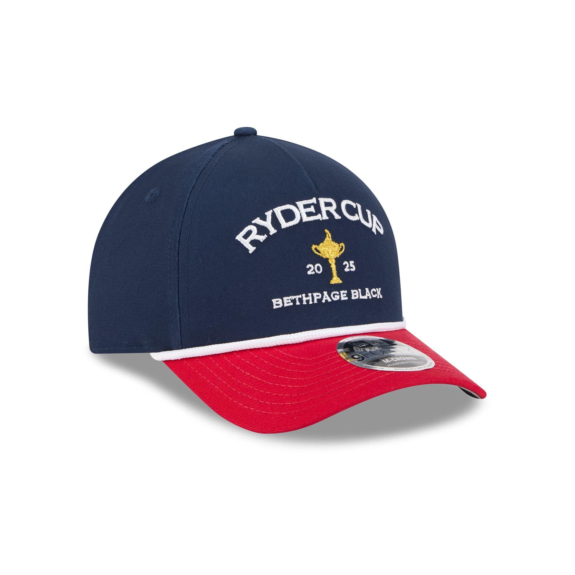 2025 Ryder Cup Two Tone Rope 9FORTY M-Crown A-Frame Snapback Hat Male Product Image