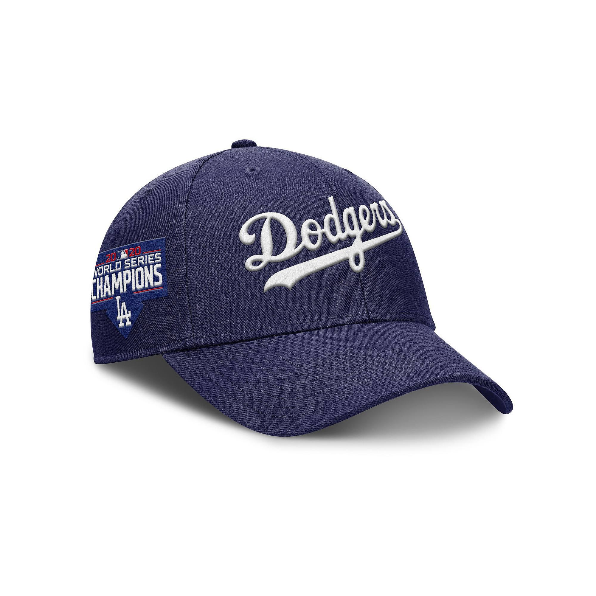 Men's Nike Navy Los Angeles Dodgers Rise Gaberdine Adjustable Hat,  Product Image