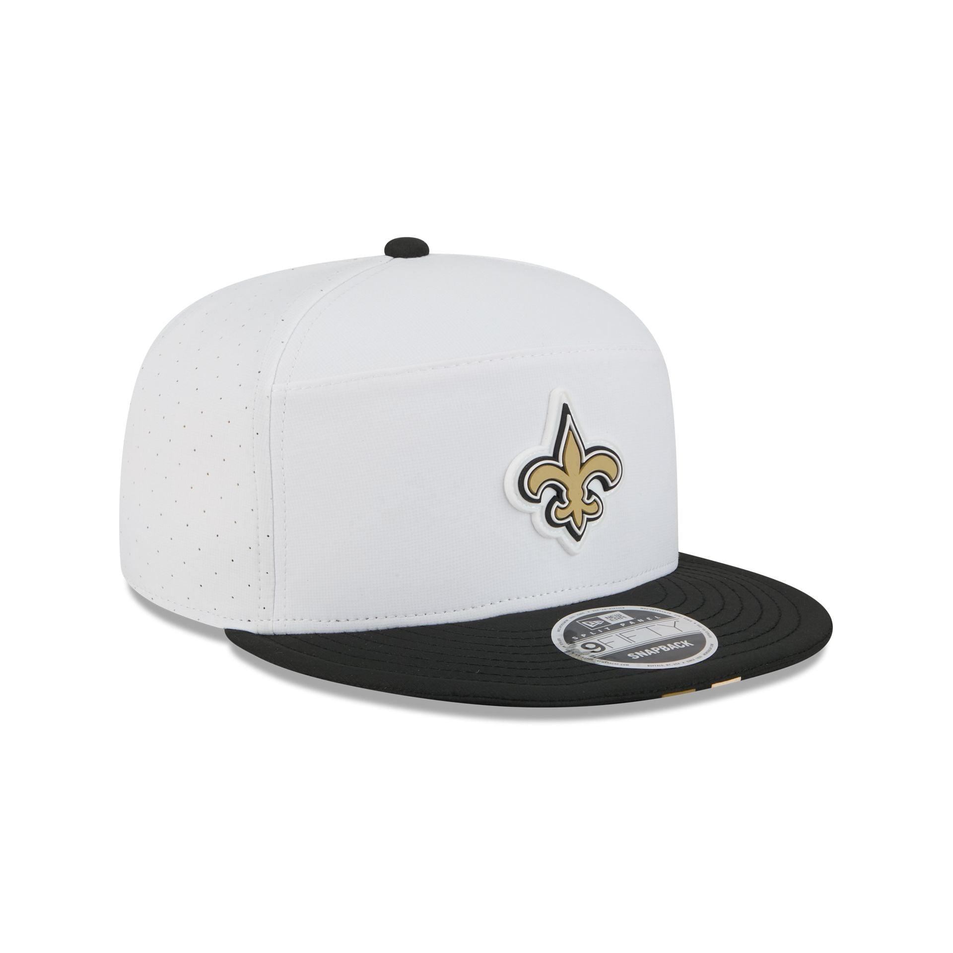 New Orleans Saints 2025 Training Split Panel 9FIFTY Snapback Hat Male Product Image