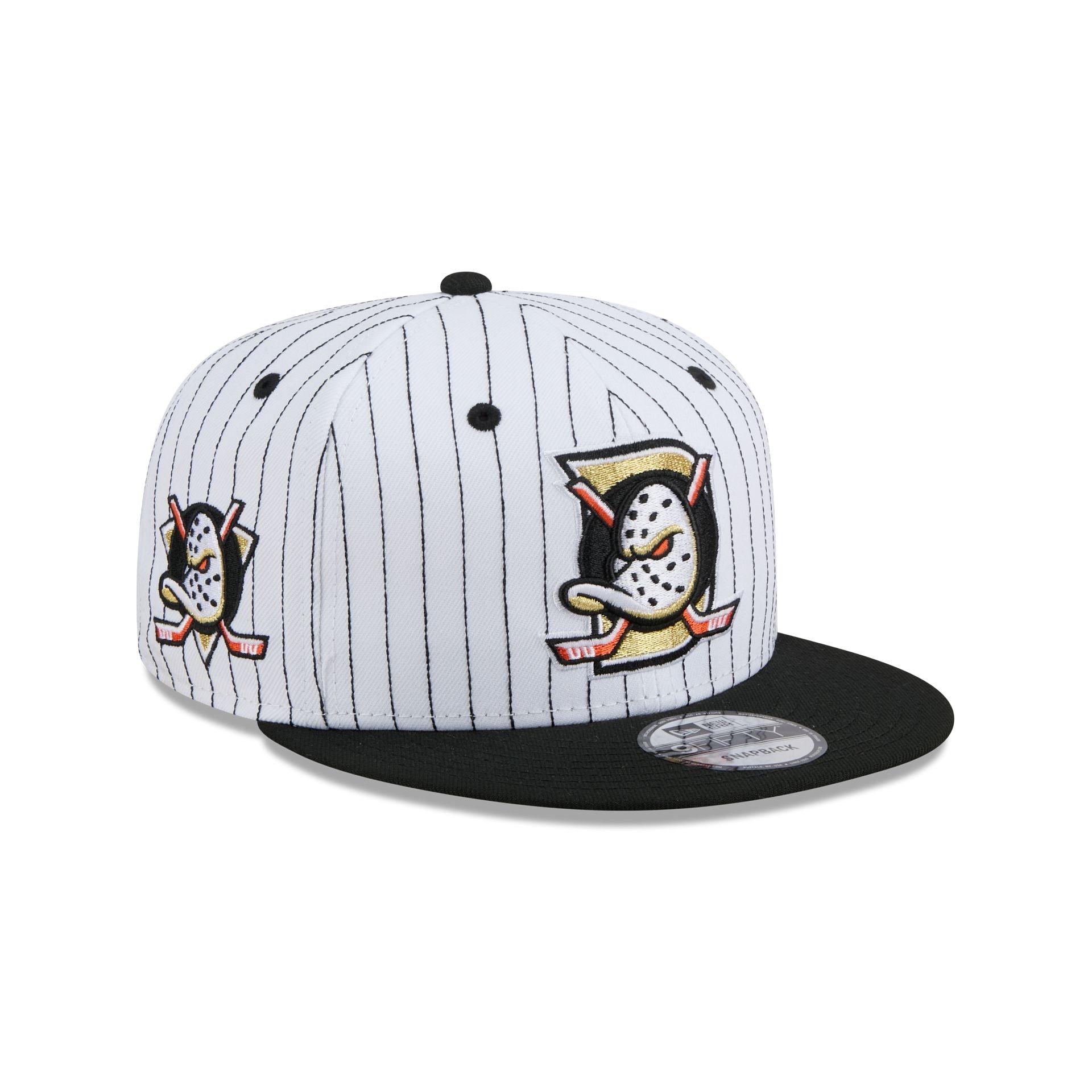Anaheim Ducks Deceptor Pinstripe 9FIFTY Snapback Hat Male Product Image