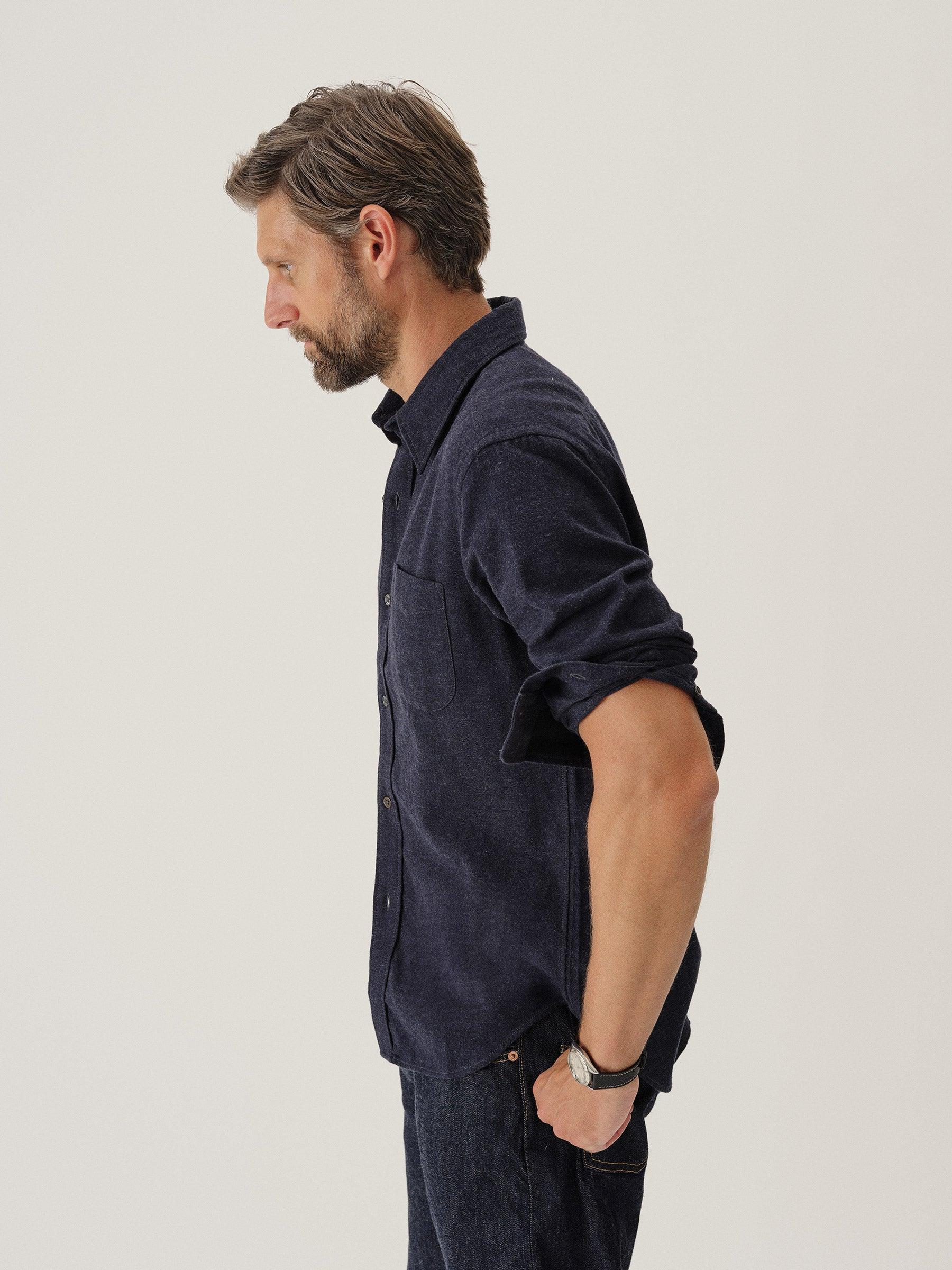 Heather Stormsea Pacific Twill One Pocket Shirt Product Image