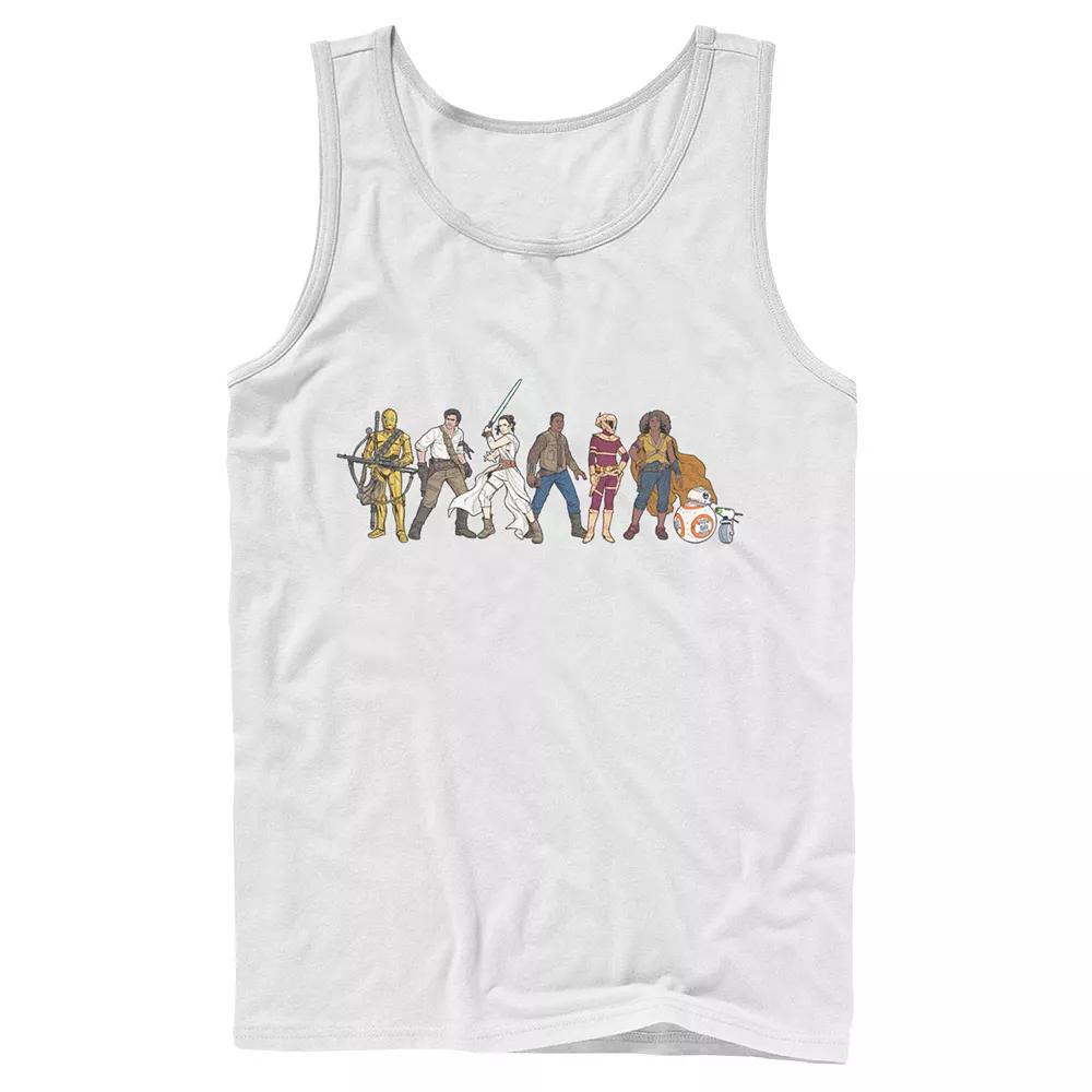 Men's Star Wars The Rise of Skywalker Rebel Line Tank Top,  Product Image