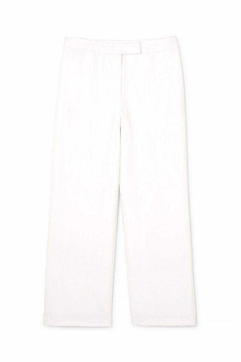 Straight Low Waist Suit Pants Product Image