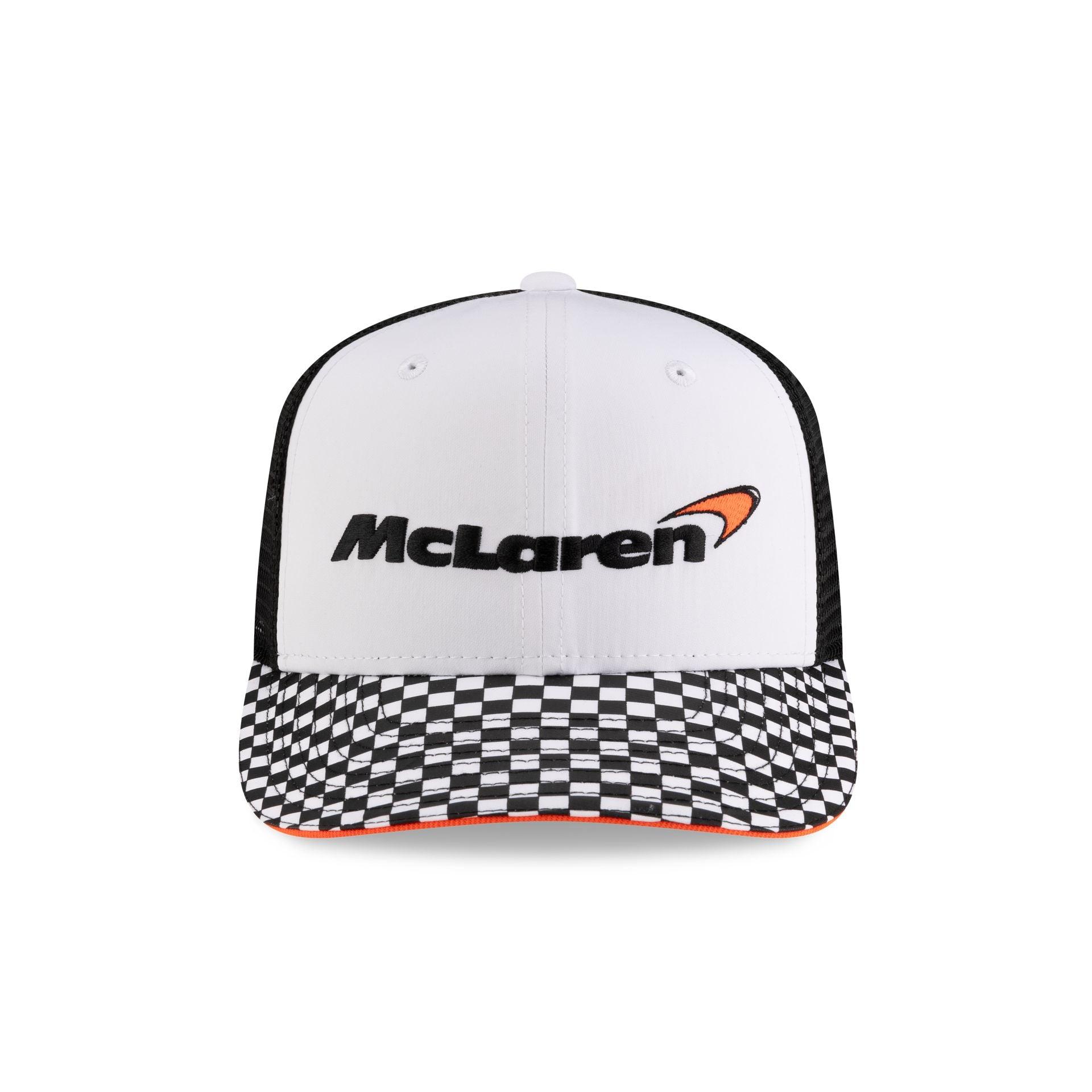 McLaren Formula 1 Team Checkered Visor 9FIFTY Pre-Curve Snapback Hat Male Product Image