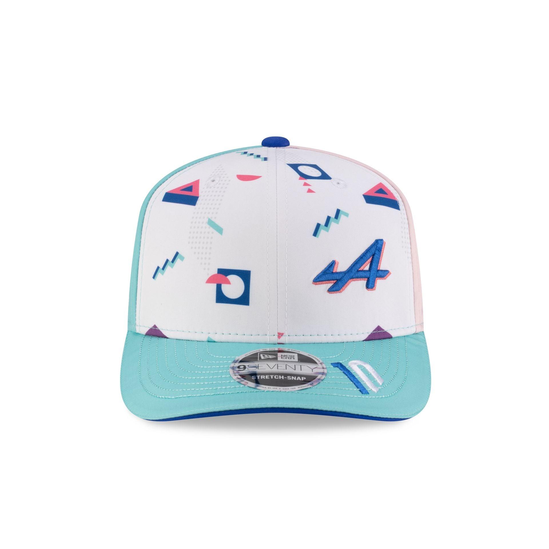 2025 Miami Race Special BWT Alpine F1 Team Pierre Gasly 9SEVENTY Stretch-Snap Hat Male Product Image
