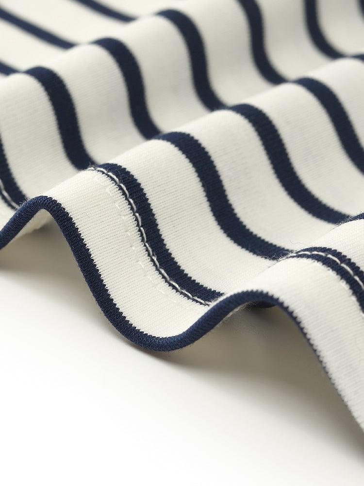 Off Shoulder Striped Slim Top Product Image