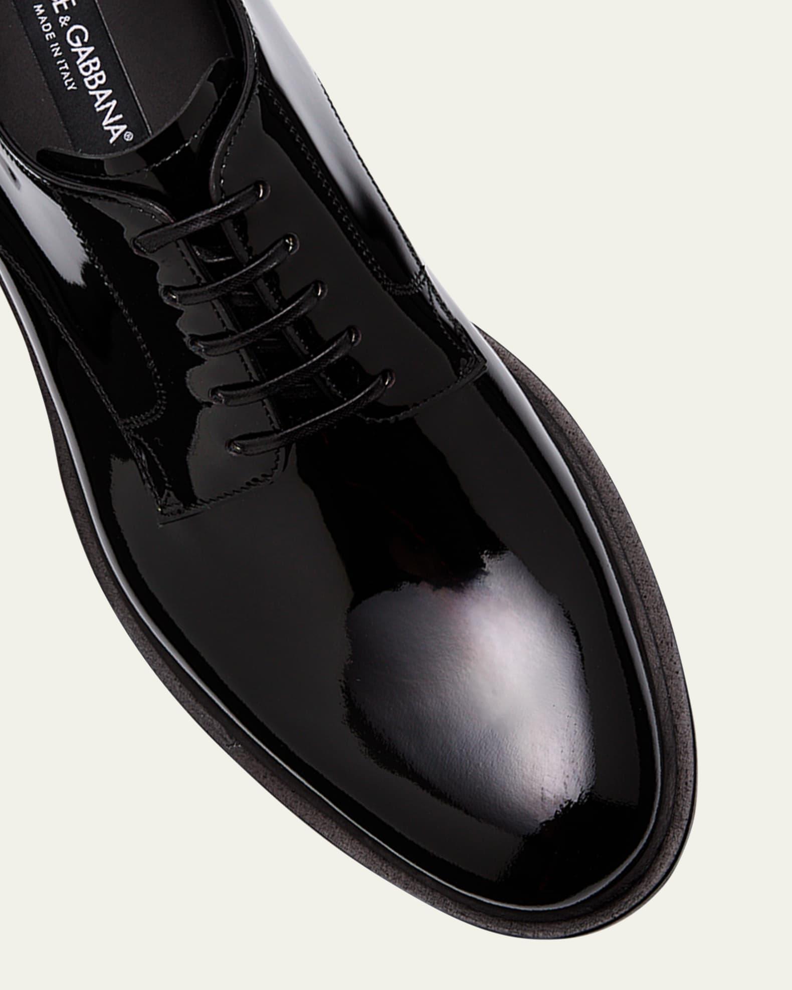 Men's Patent Leather Derby Shoes Product Image