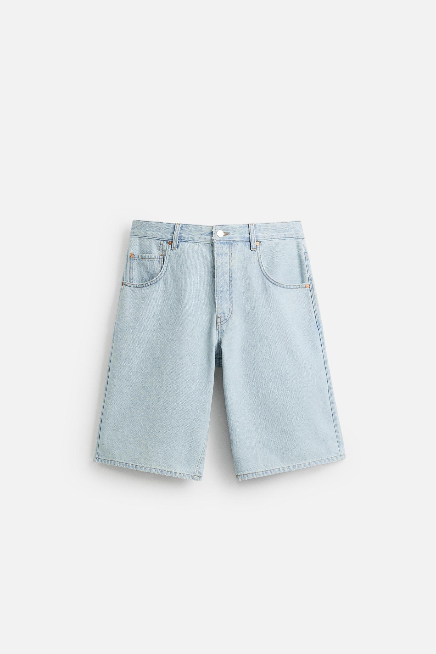 BAGGY FIT DENIM SHORTS Product Image