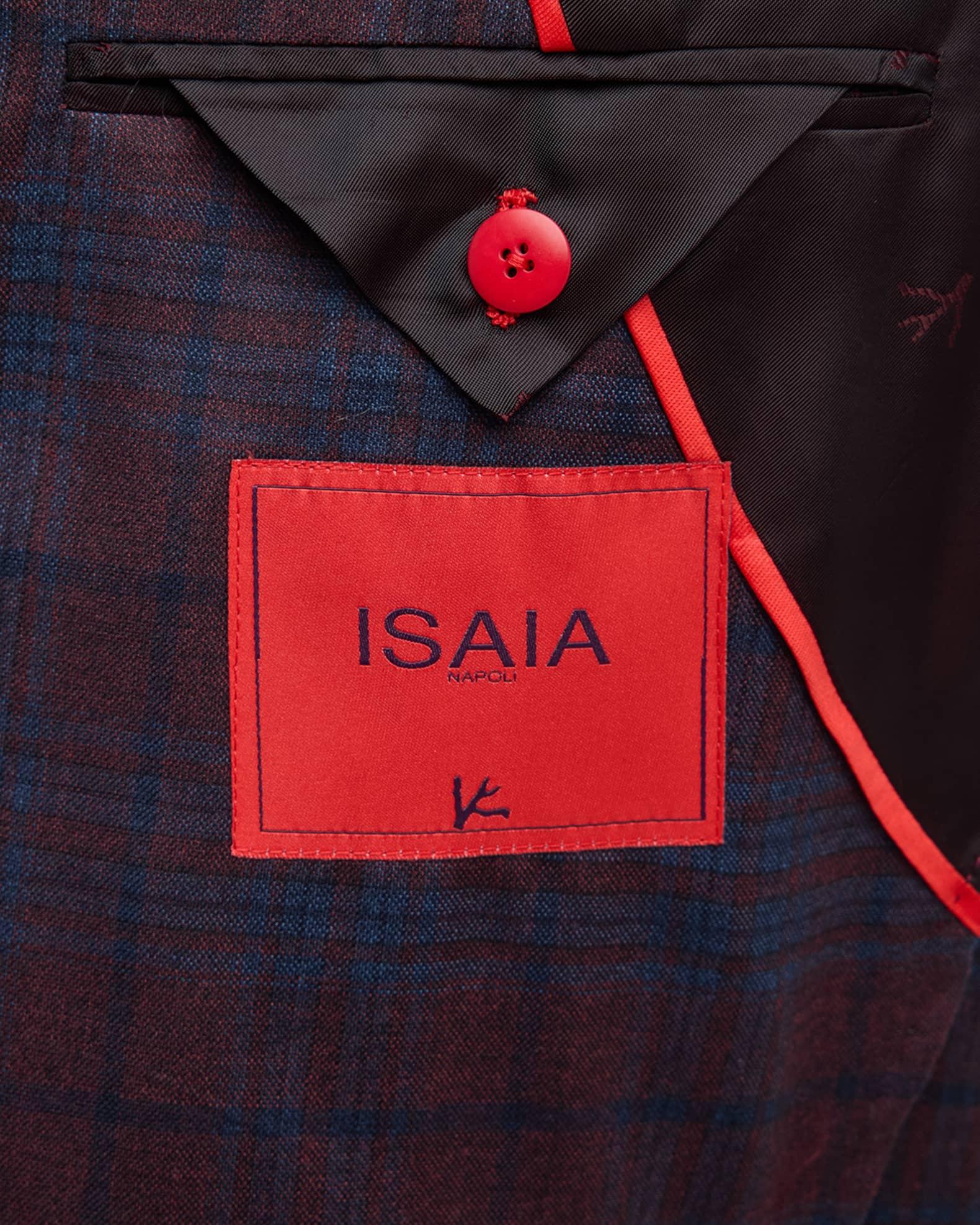 Men's Plaid Wool Sport Coat Product Image