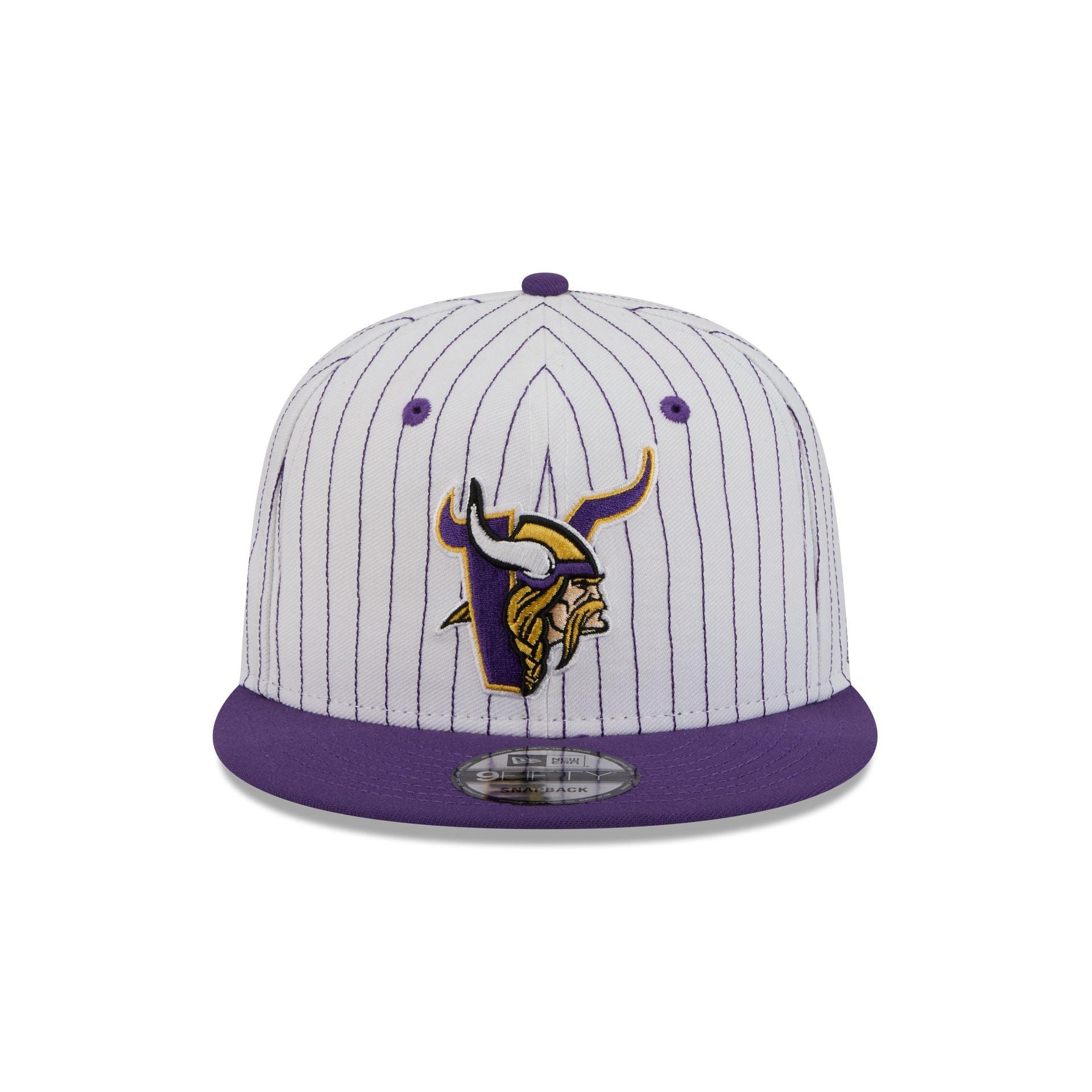Minnesota Vikings Deceptor Pinstripe 9FIFTY Snapback Hat Male Product Image