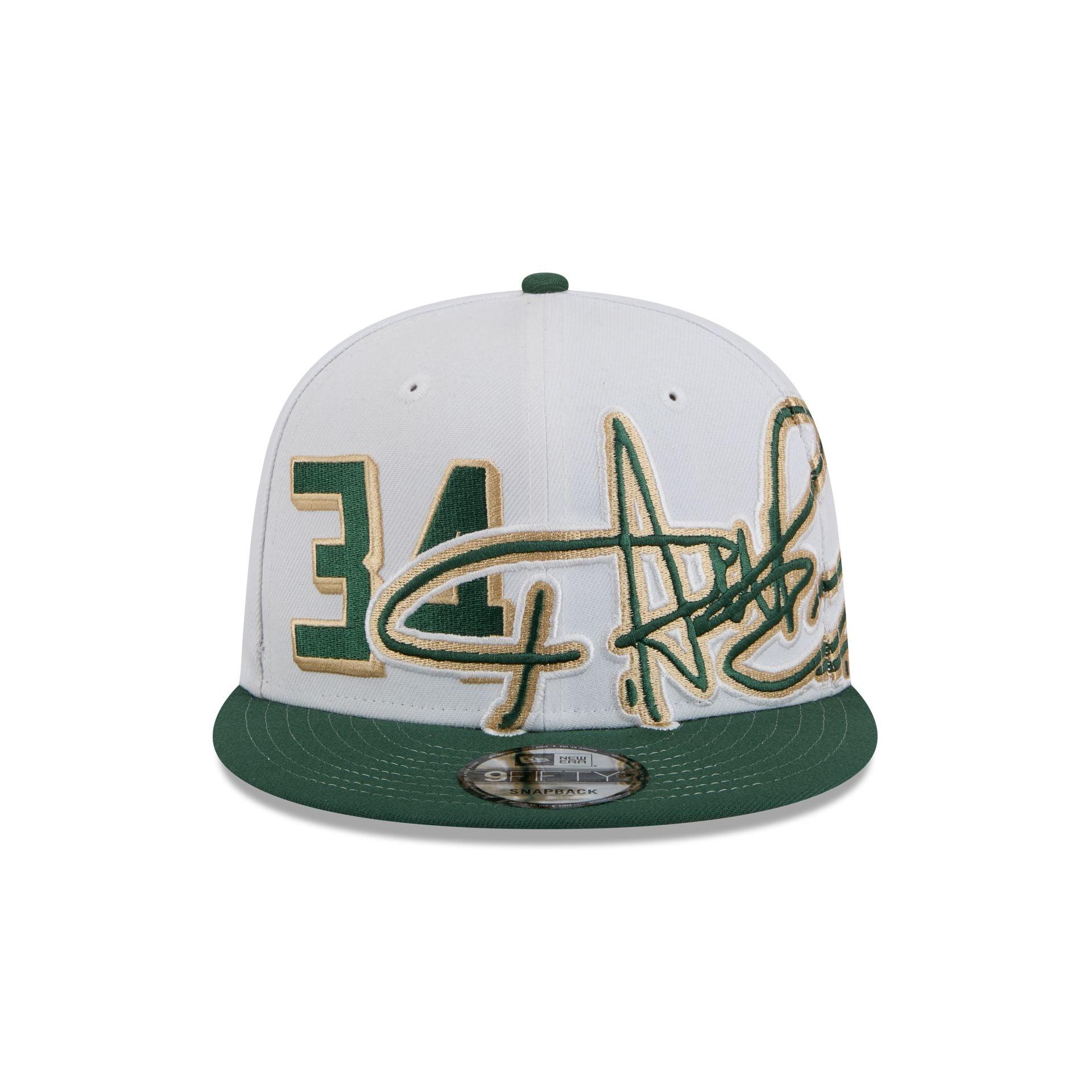 Milwaukee Bucks Giannis Antetokounmpo Signature 9FIFTY Snapback Hat Male Product Image