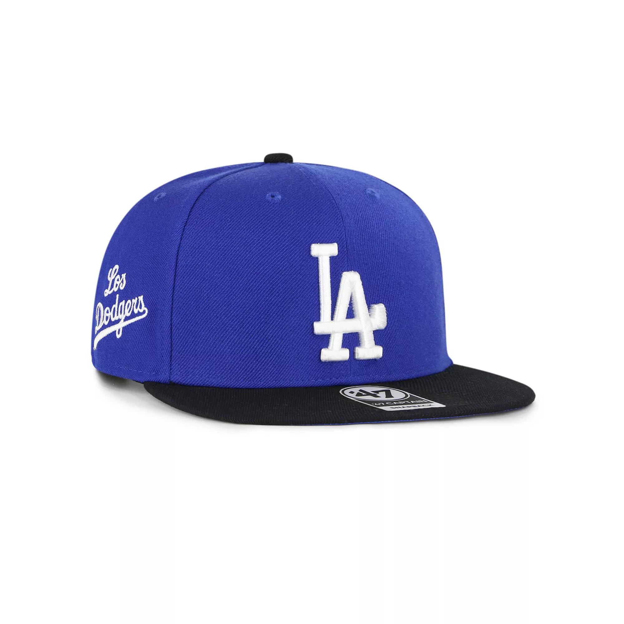 Men's '47 Royal Los Angeles Dodgers 2022 City Connect Captain Snapback Hat, Blue Product Image
