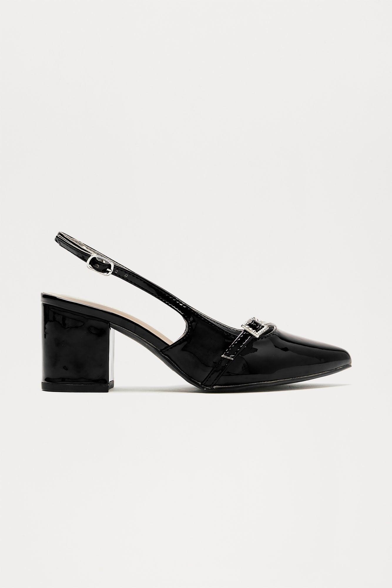 Trace Slingback Pumps - Black Product Image