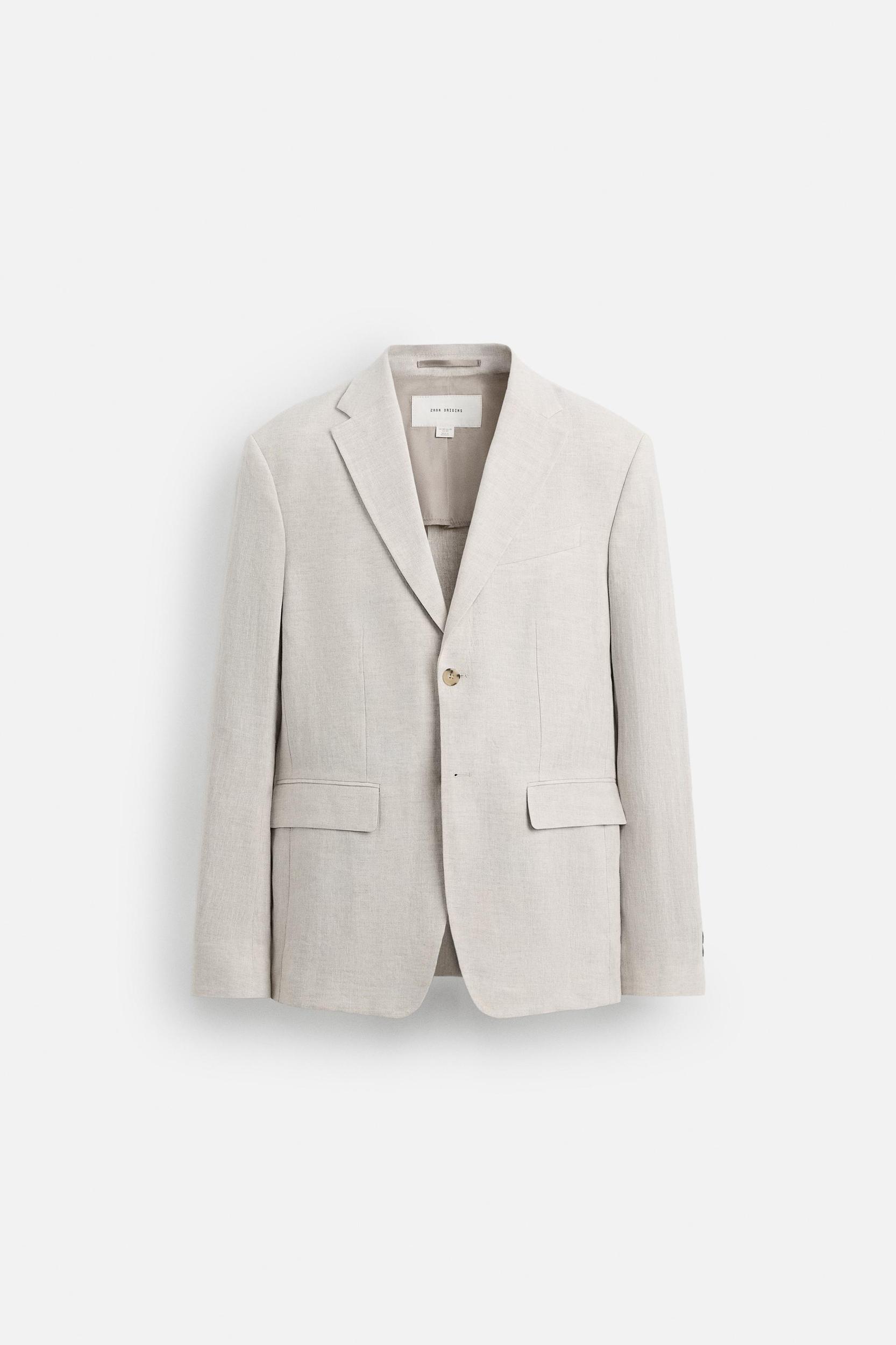 100% LINEN SUIT BLAZER Product Image