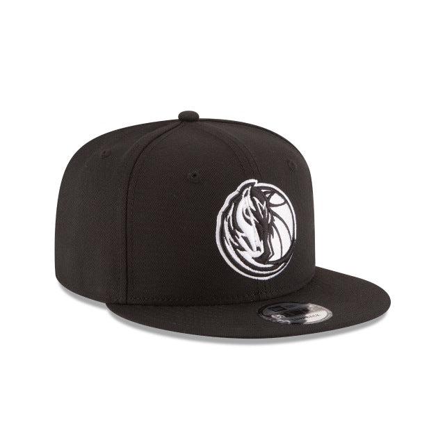 Portland Trail Blazers Basic Black & White 9FIFTY Snapback Hat Male Product Image