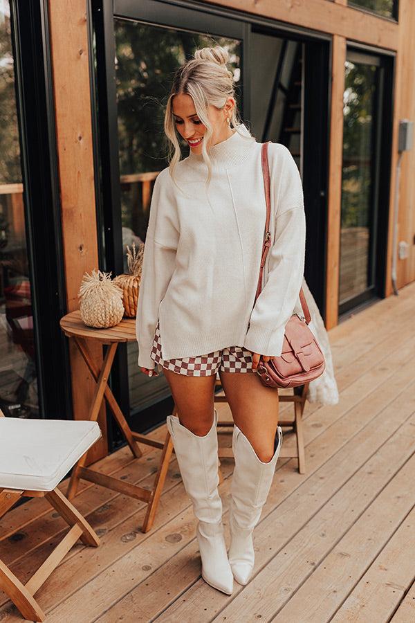 Cool Evening Knit Sweater Product Image