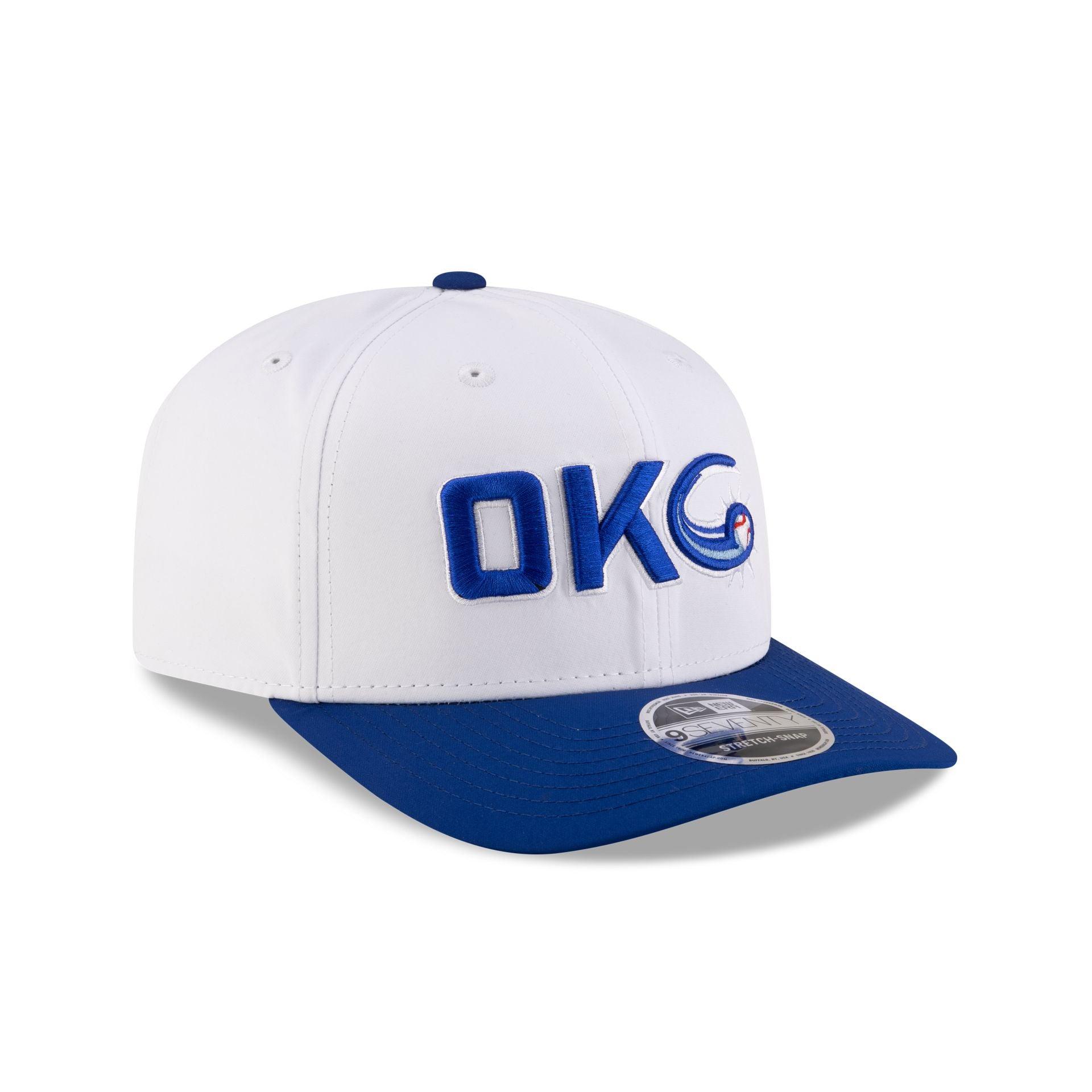 Oklahoma City Comets Optic White 9SEVENTY Stretch-Snap Hat Male Product Image