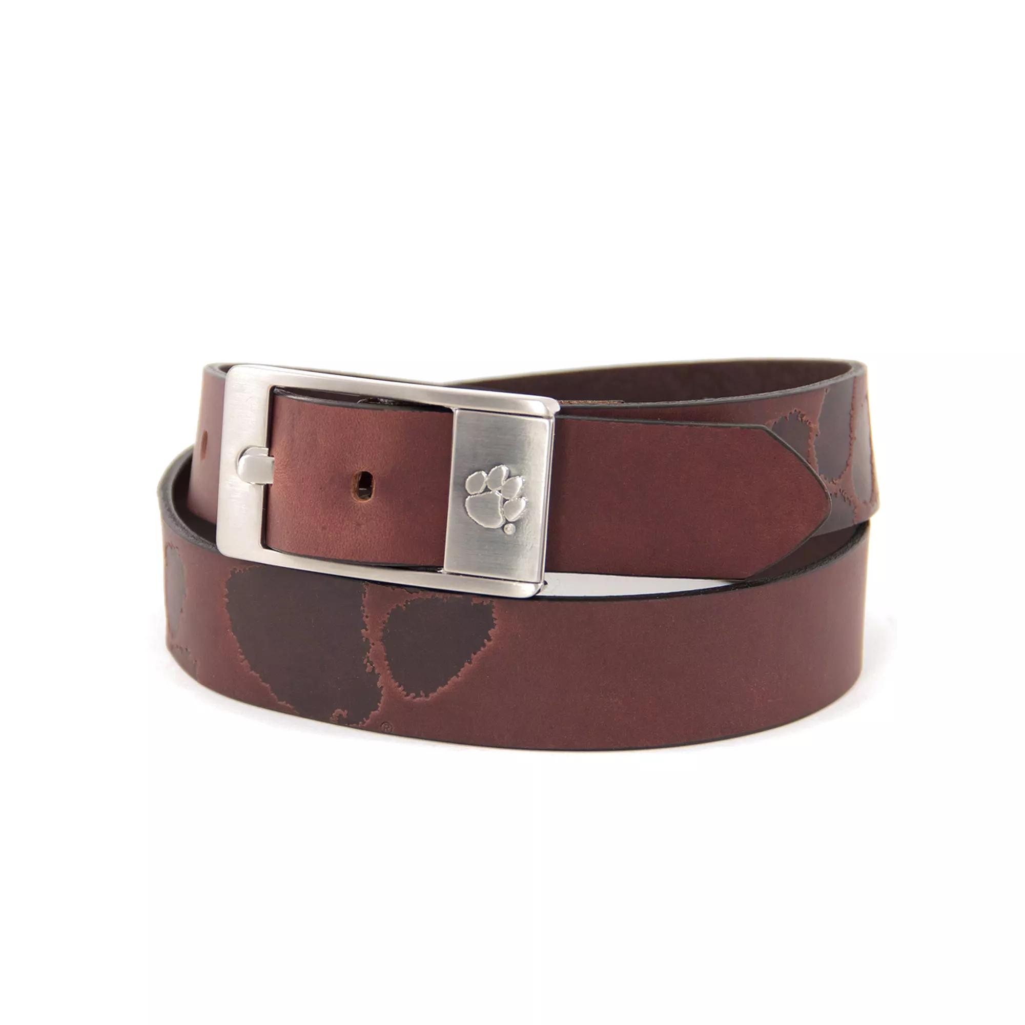 Men's North Carolina State Wolfpack Brandish Leather Belt,  Product Image