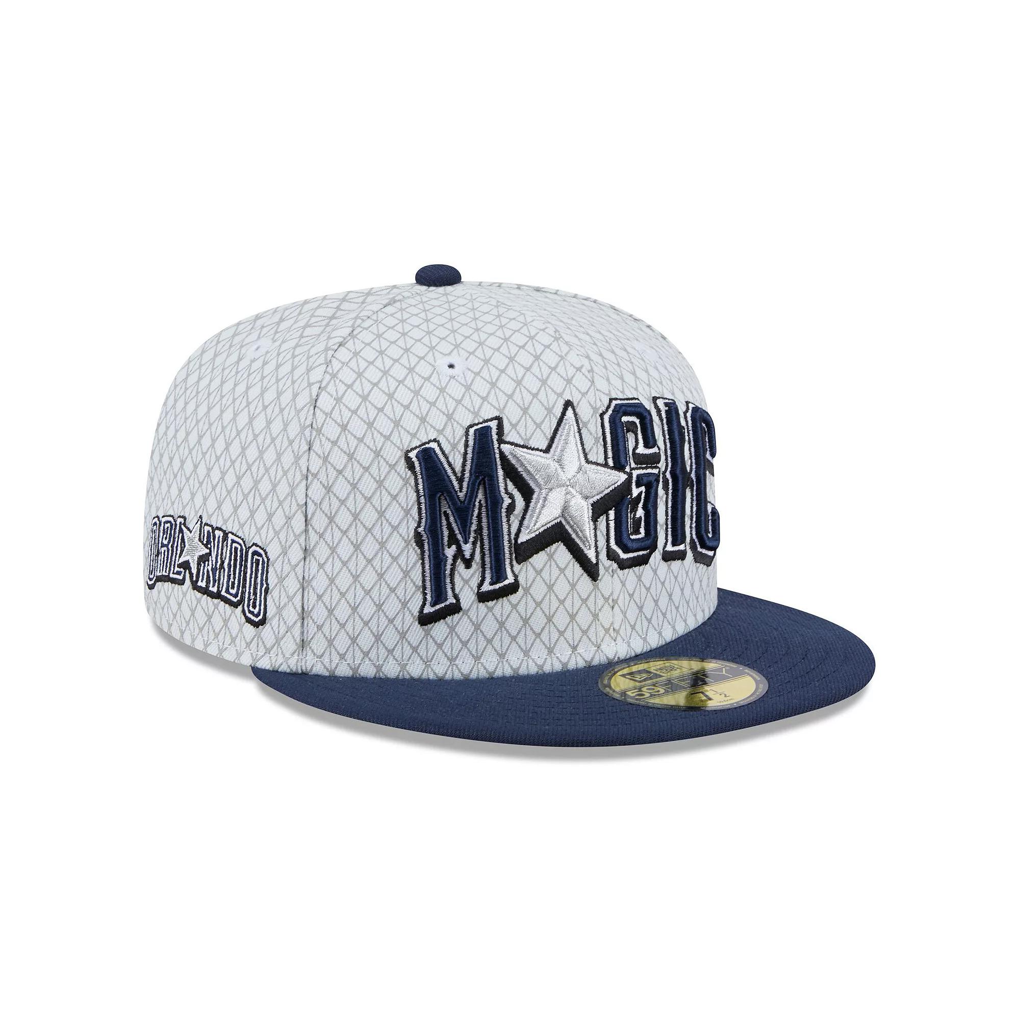 Men's New Era  Gray Orlando Magic 2024/25 City Edition 59FIFTY Fitted Hat, Size: 7 7/8, Mag Grey Product Image