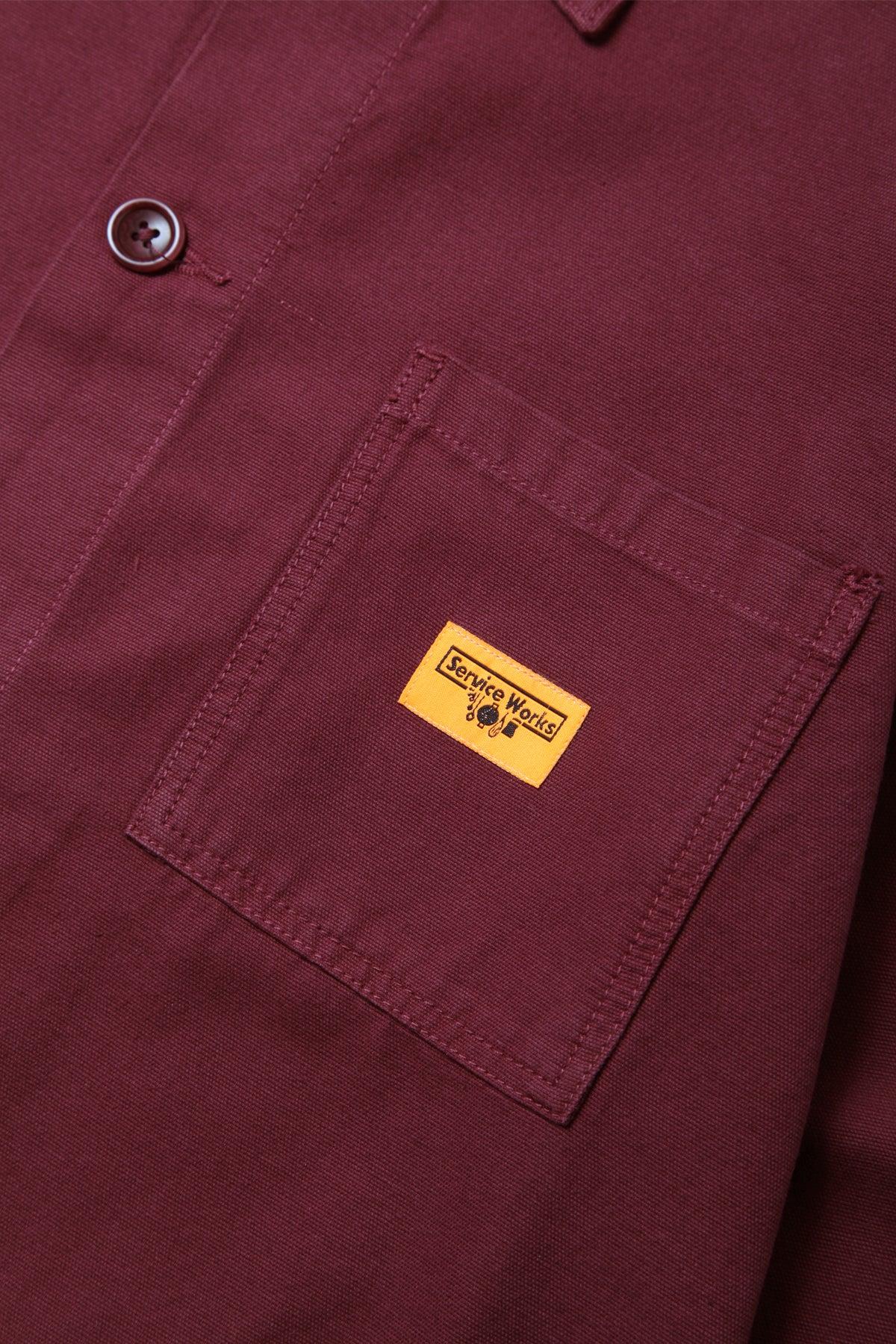 Classic Chore Shirt - Burgundy Product Image