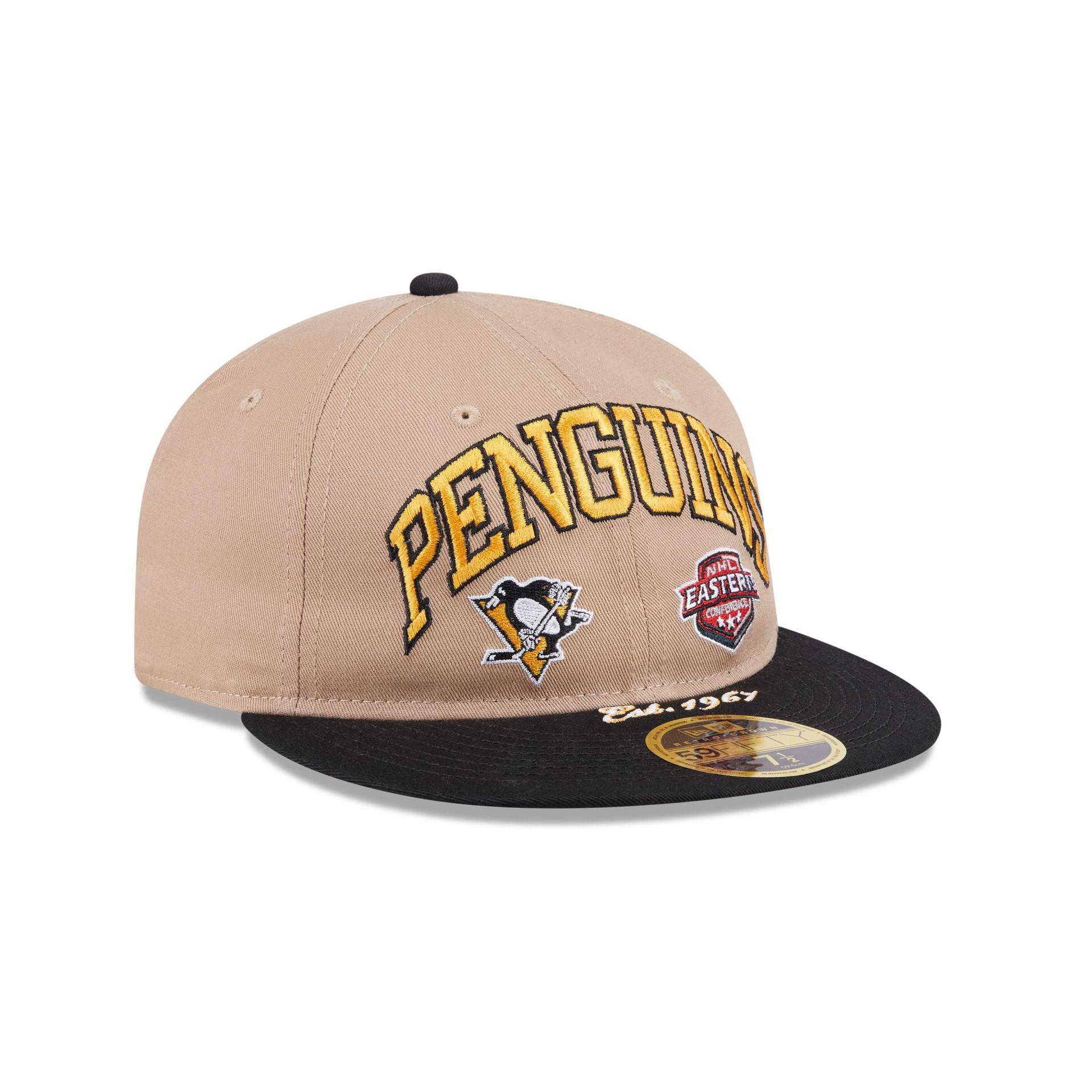 Pittsburgh Penguins Camel Retro Crown 59FIFTY Fitted Hat Male Product Image