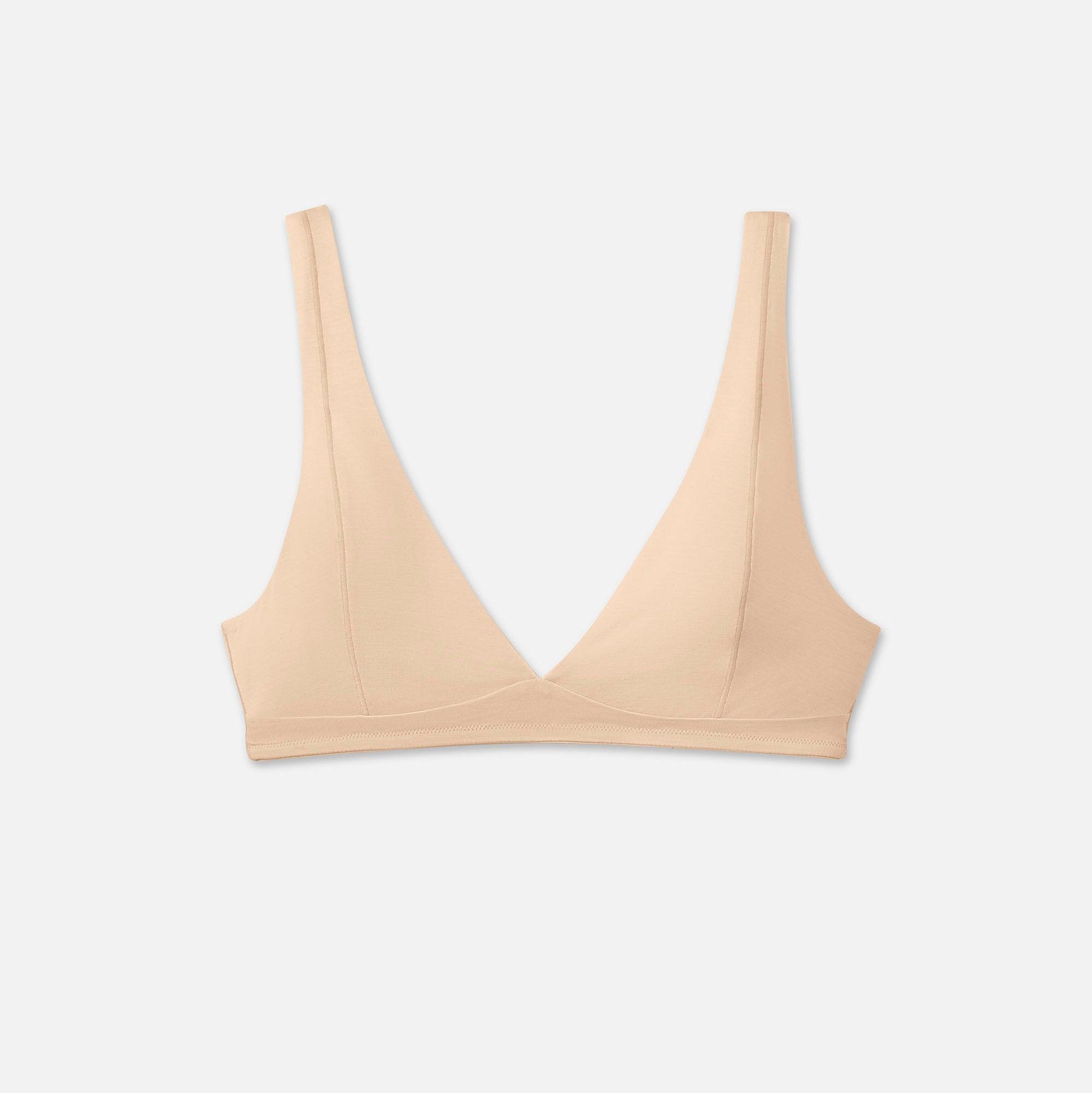 Tencel Comfort Wireless Triangle Bra Female Product Image