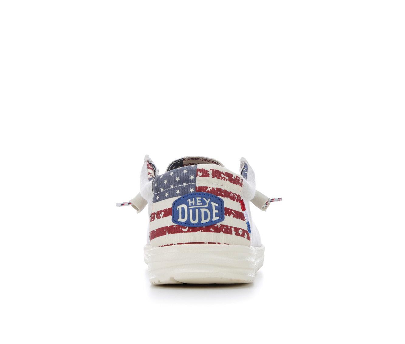 Men's HEYDUDE Wally Patriotic Casual Shoes Product Image