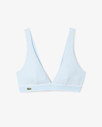 Ribbed Cotton Triangle Bralette Product Image