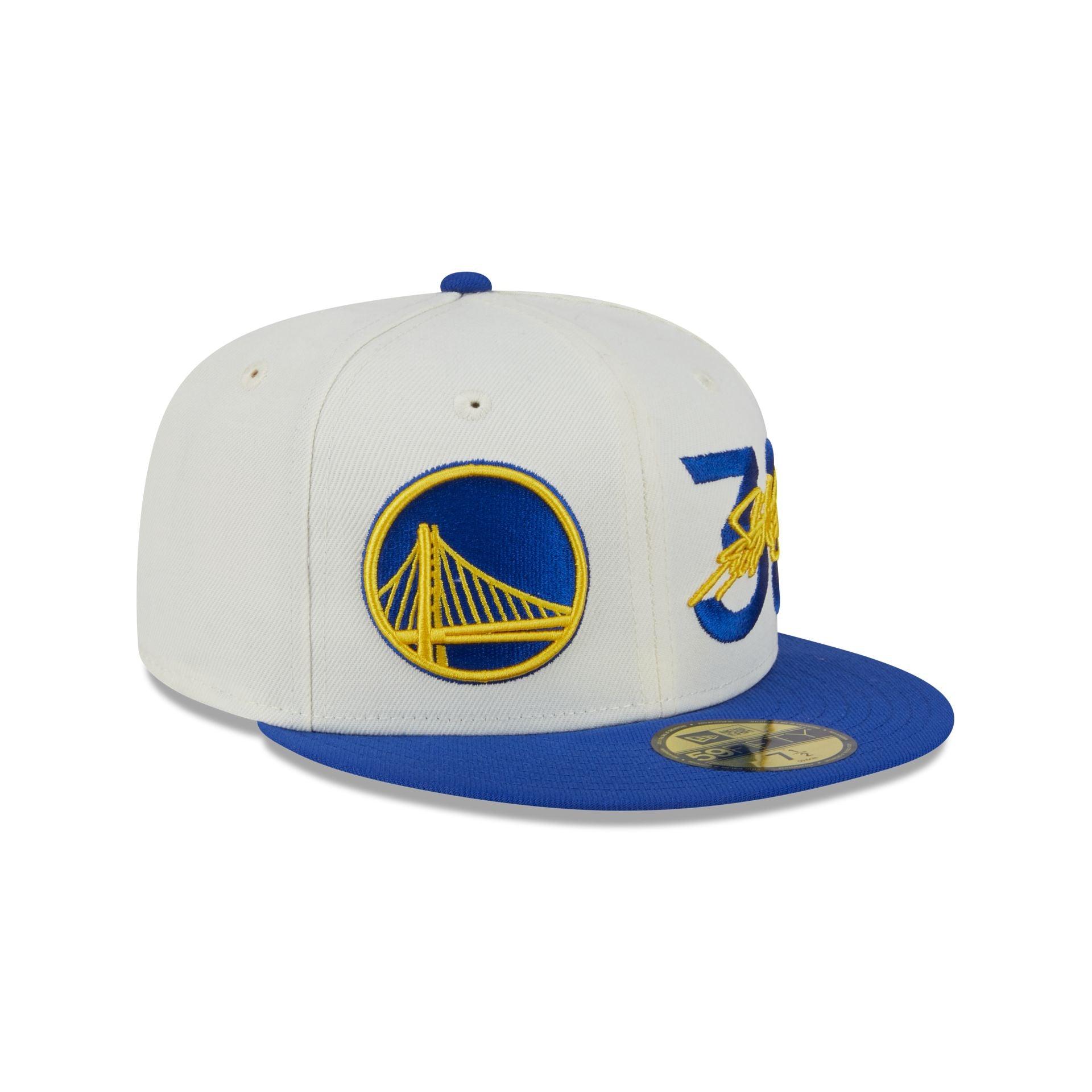 Golden State Warriors Stephen Curry Chrome White 59FIFTY Fitted Hat Male Product Image