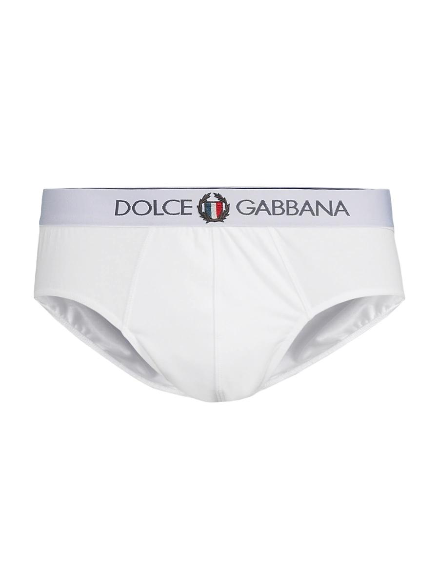 Mens Logo Cotton-Blend Briefs Product Image