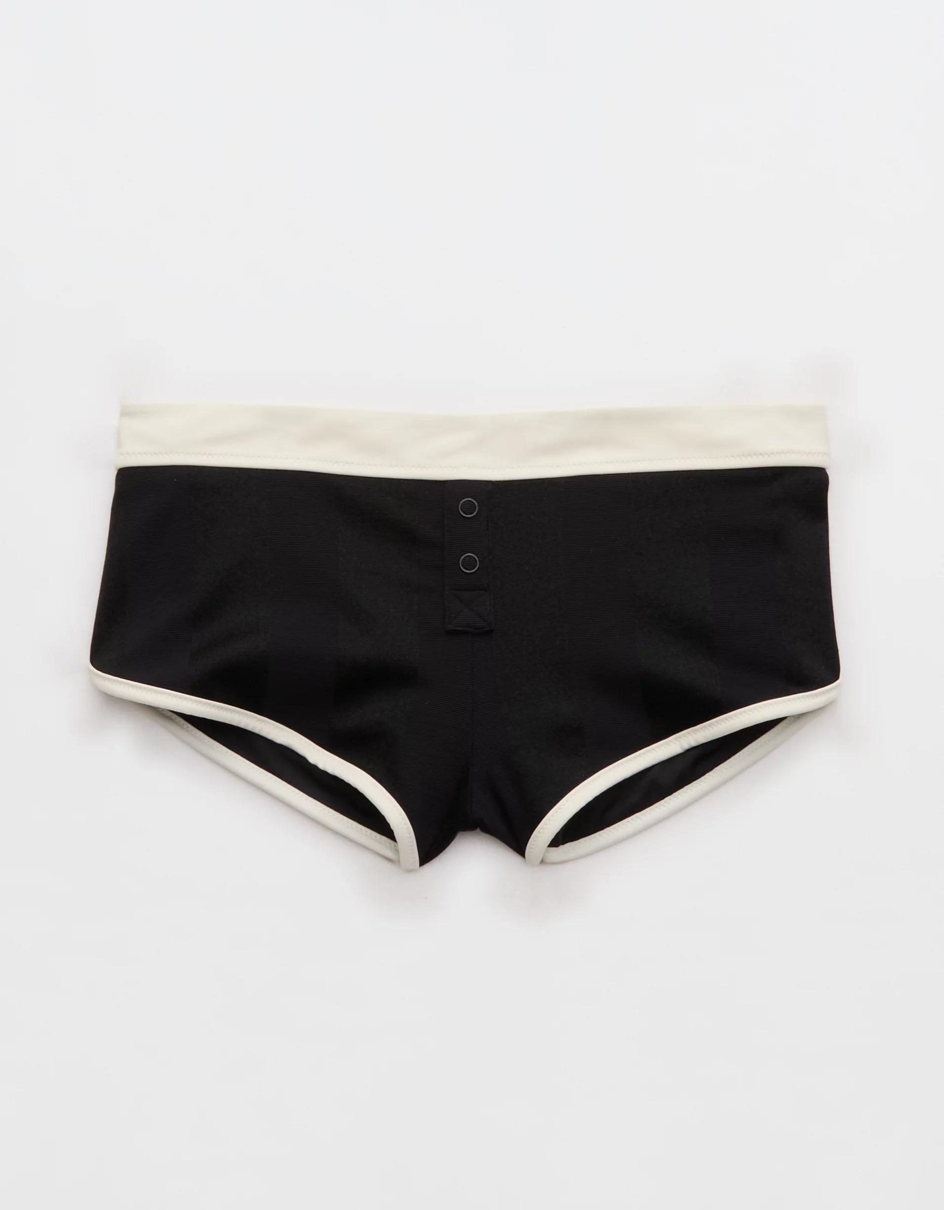 Aerie Shine Cheeky Boyshort Bikini Bottom Product Image