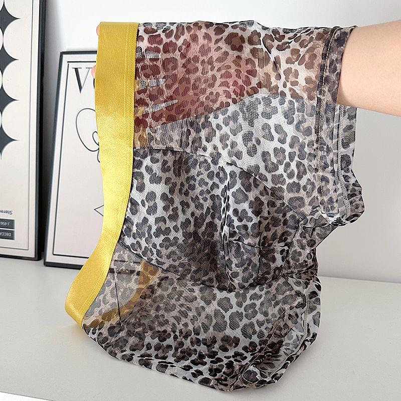 Leopard Print Boxer Brief / Set Product Image