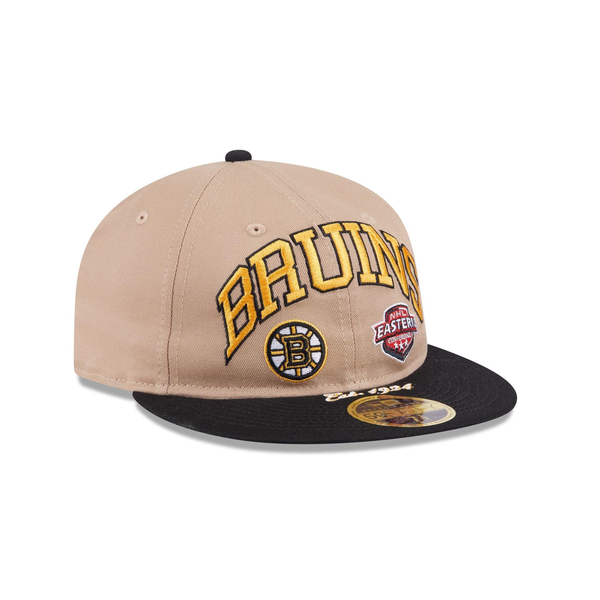 Boston Bruins Camel Retro Crown 59FIFTY Fitted Hat Male Product Image
