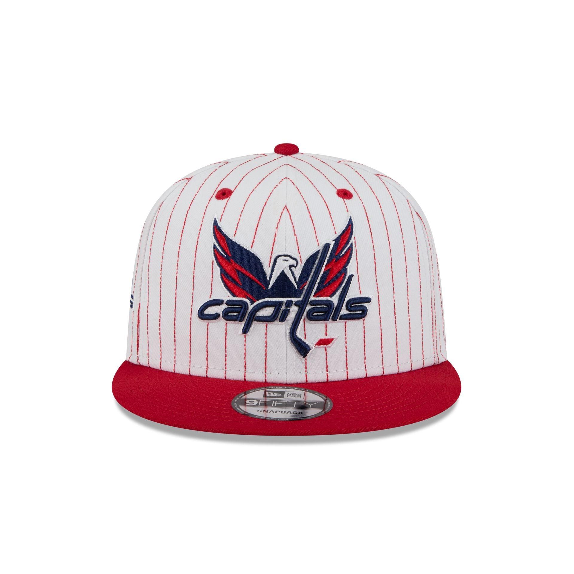 Washington Capitals Deceptor Pinstripe 9FIFTY Snapback Hat Male Product Image