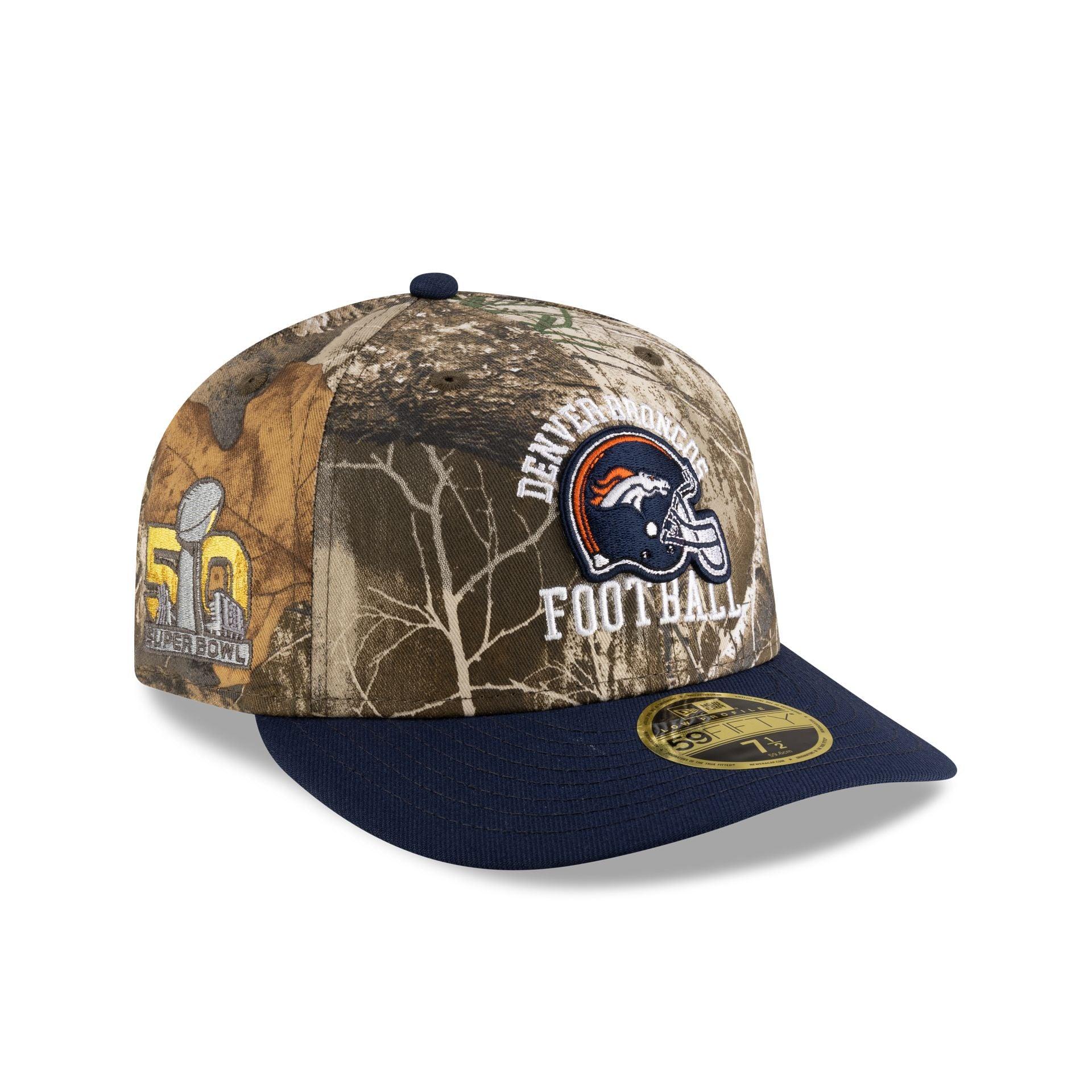Just Caps Realtree Denver Broncos Low Profile 59FIFTY Fitted Hat Male Product Image