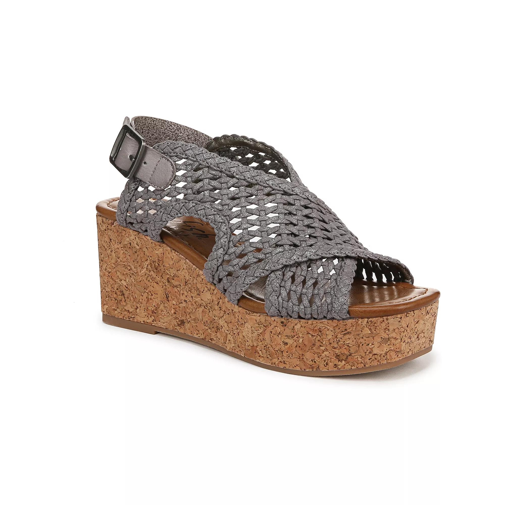 Blowfish Malibu Andrea Women's Wedge Sandals, Size: 10, Dark Silver Product Image