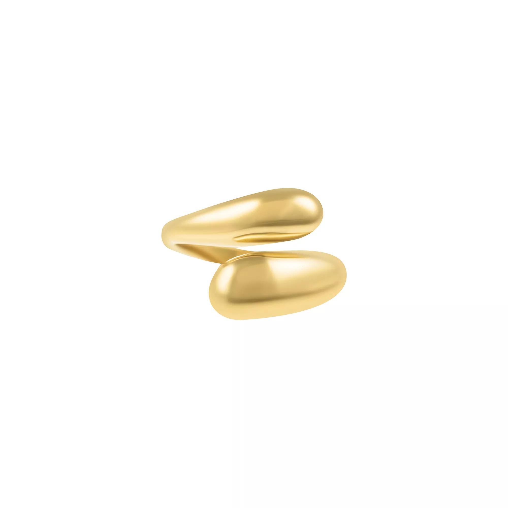 Adornia 18k Gold Tone Overlapping Chunky Bands Ring, Women's Product Image