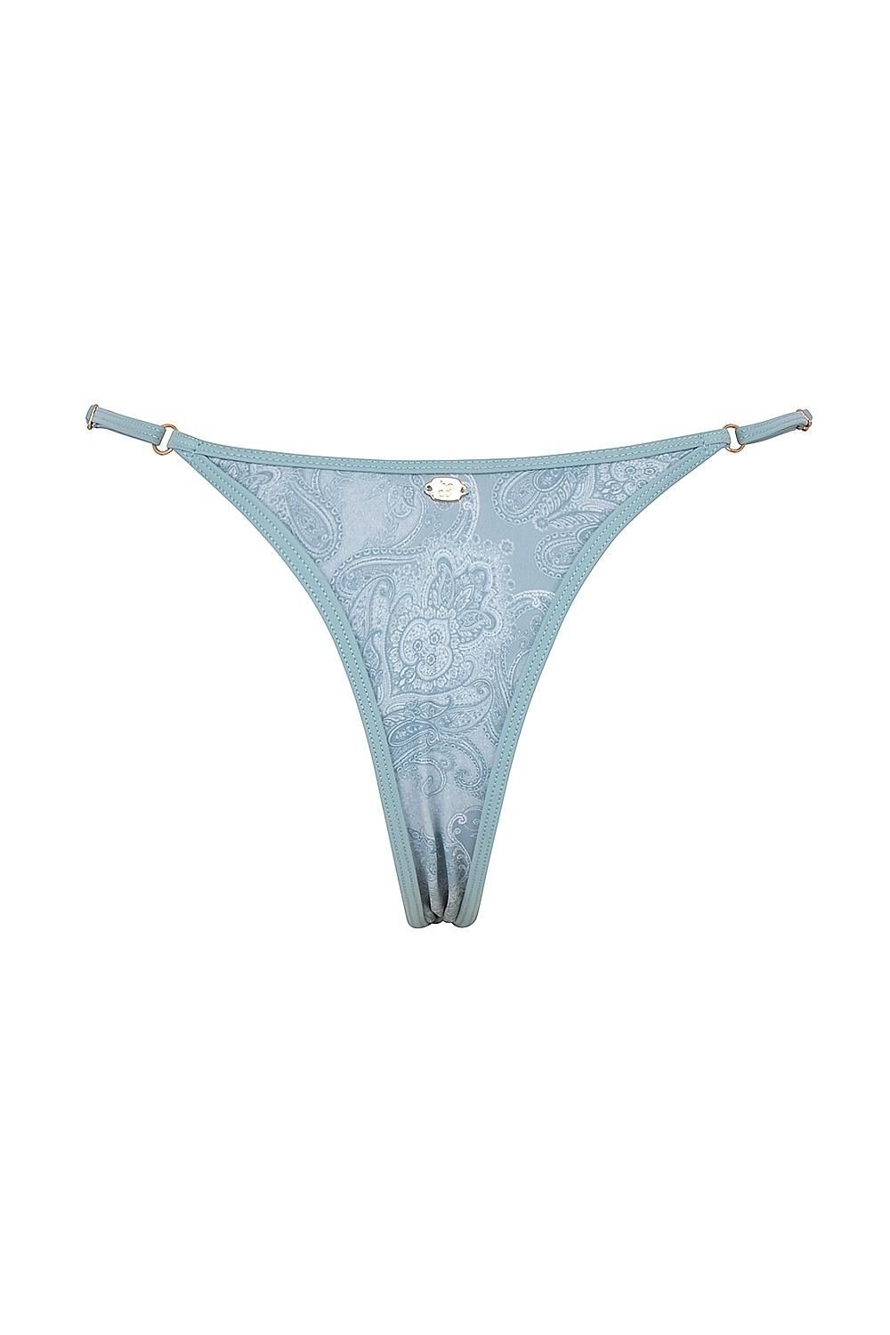 Cote DAzur  seafoam paisley thong bikini bottom Product Image