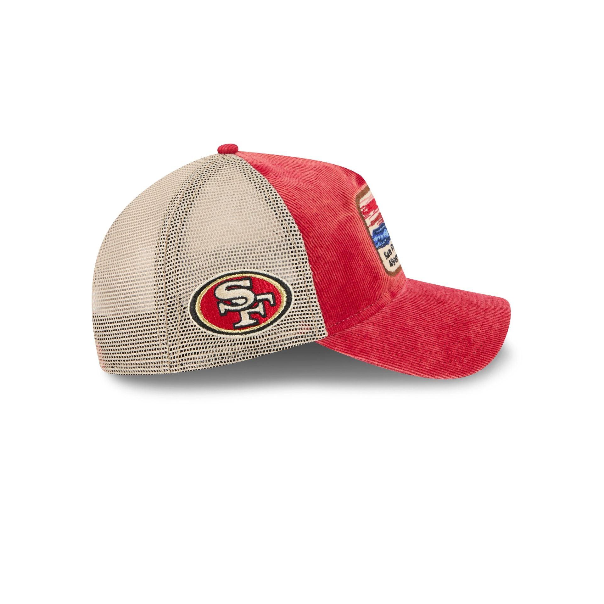 San Francisco 49ers Vintage Landscape 9TWENTY A-Frame Trucker Hat Male Product Image