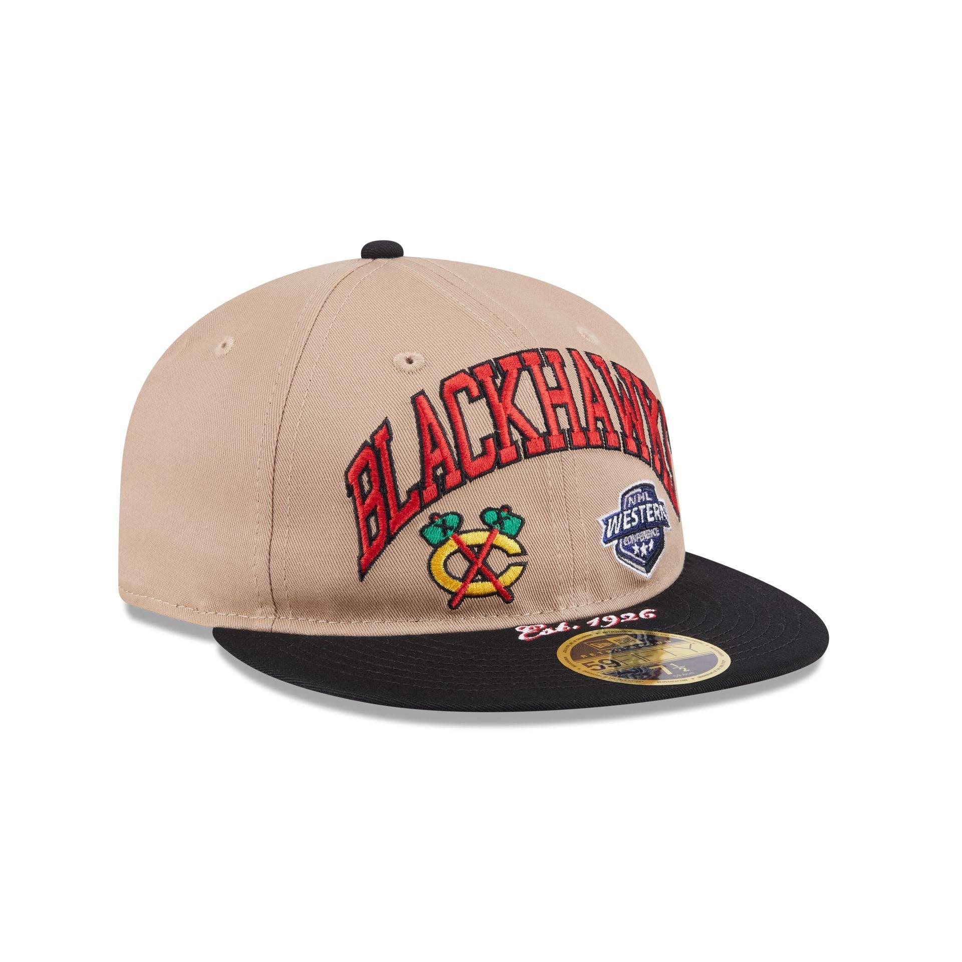 Chicago Blackhawks Camel Retro Crown 59FIFTY Fitted Hat Male Product Image
